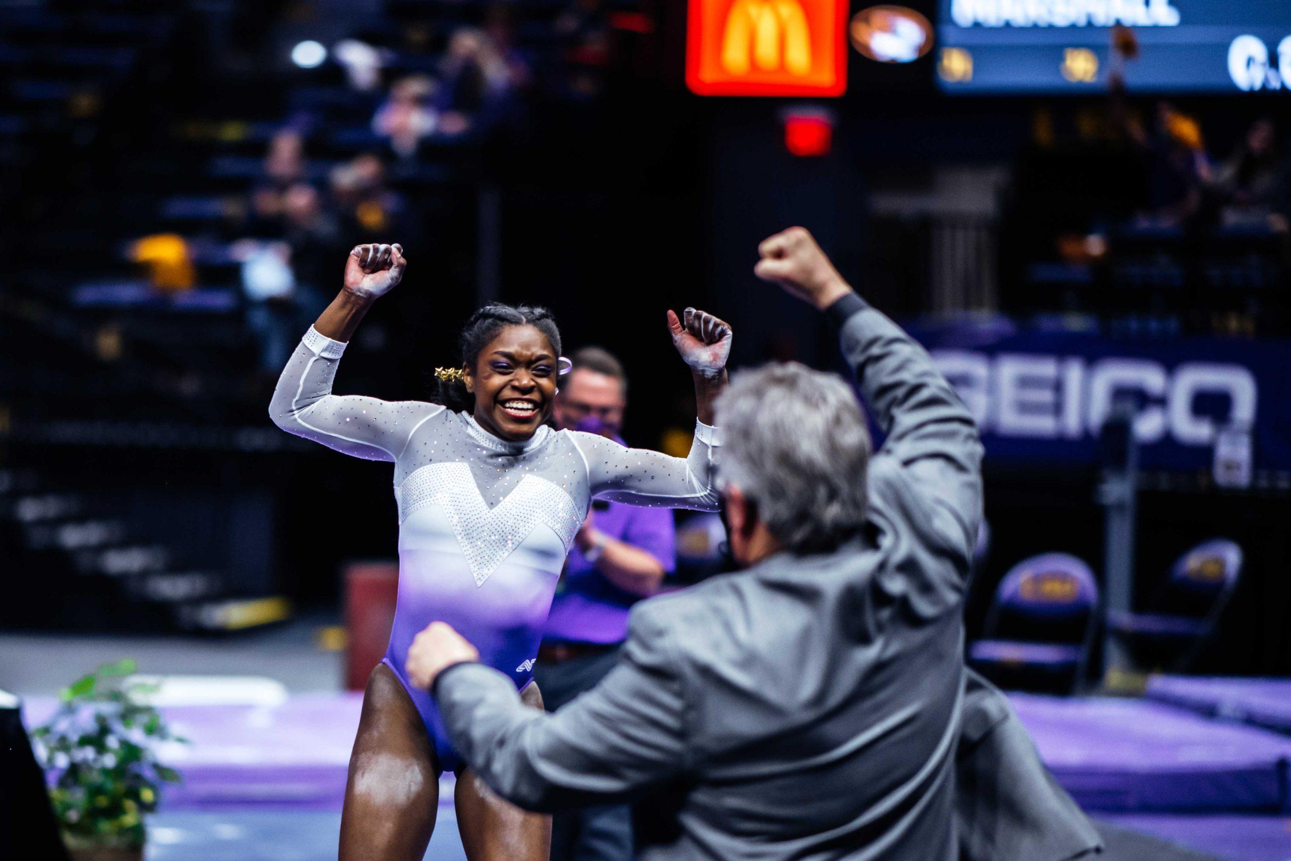 PHOTOS: No.3 LSU gymnastics holds senior night and defeats No. 22 Missouri