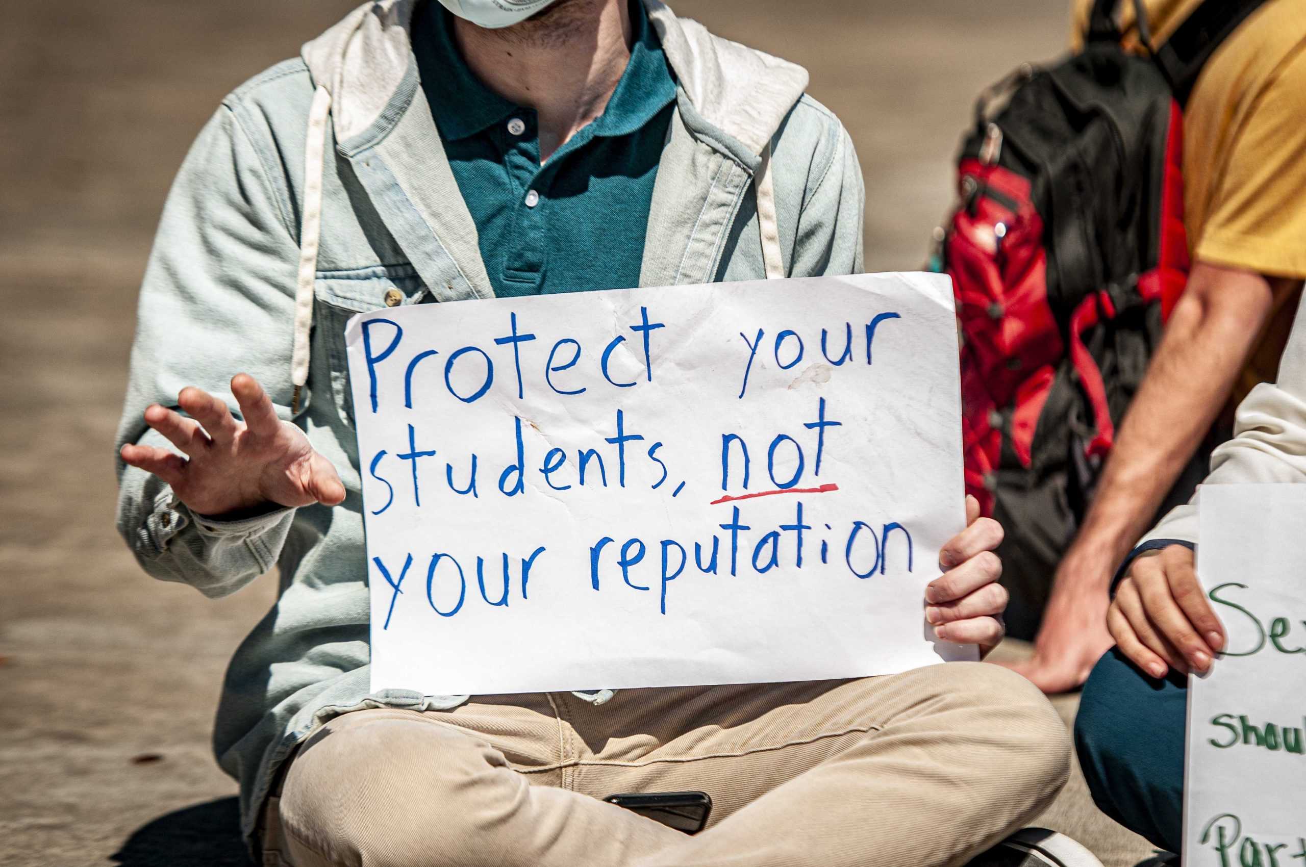 PHOTOS: Tigers Against Sexual Assault holds sit-in protest at Football Operations Center