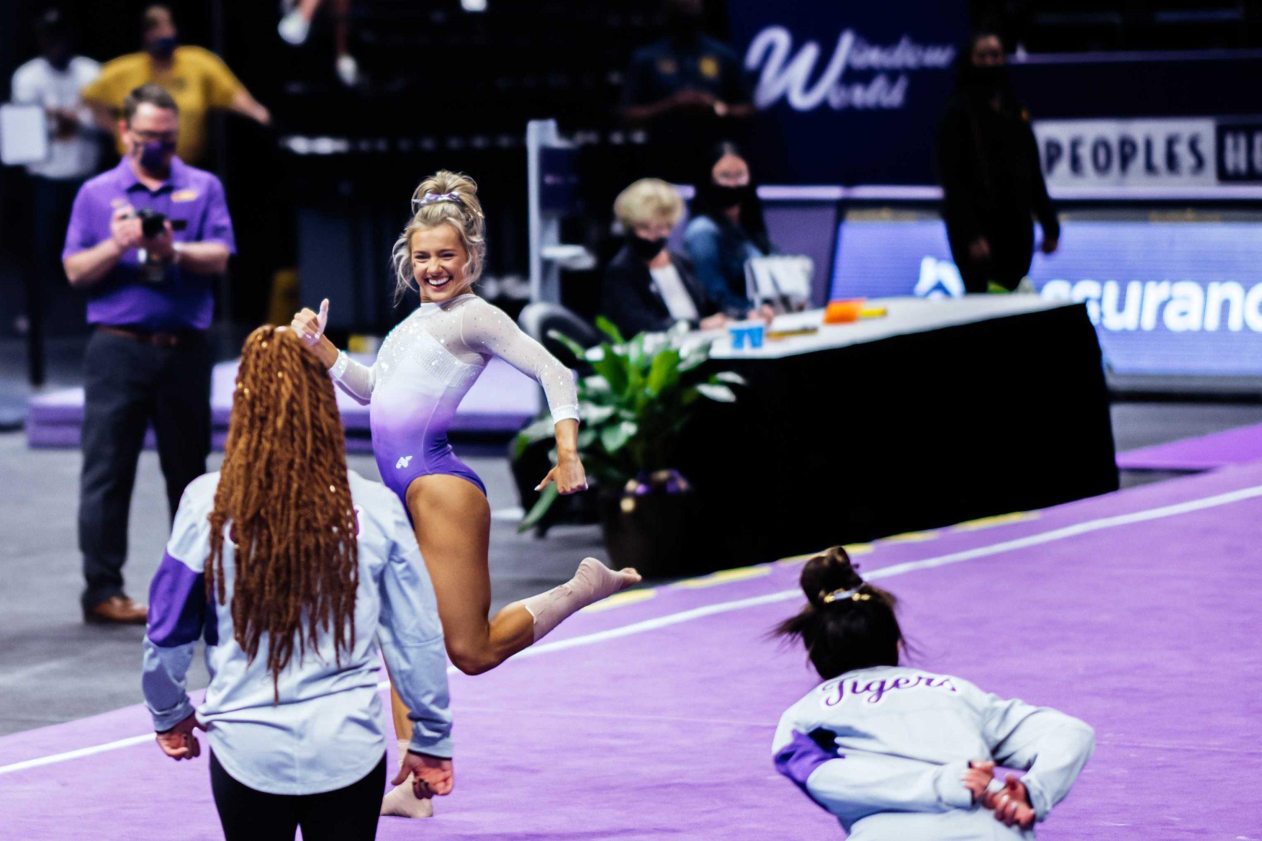 PHOTOS: No.3 LSU gymnastics holds senior night and defeats No. 22 Missouri