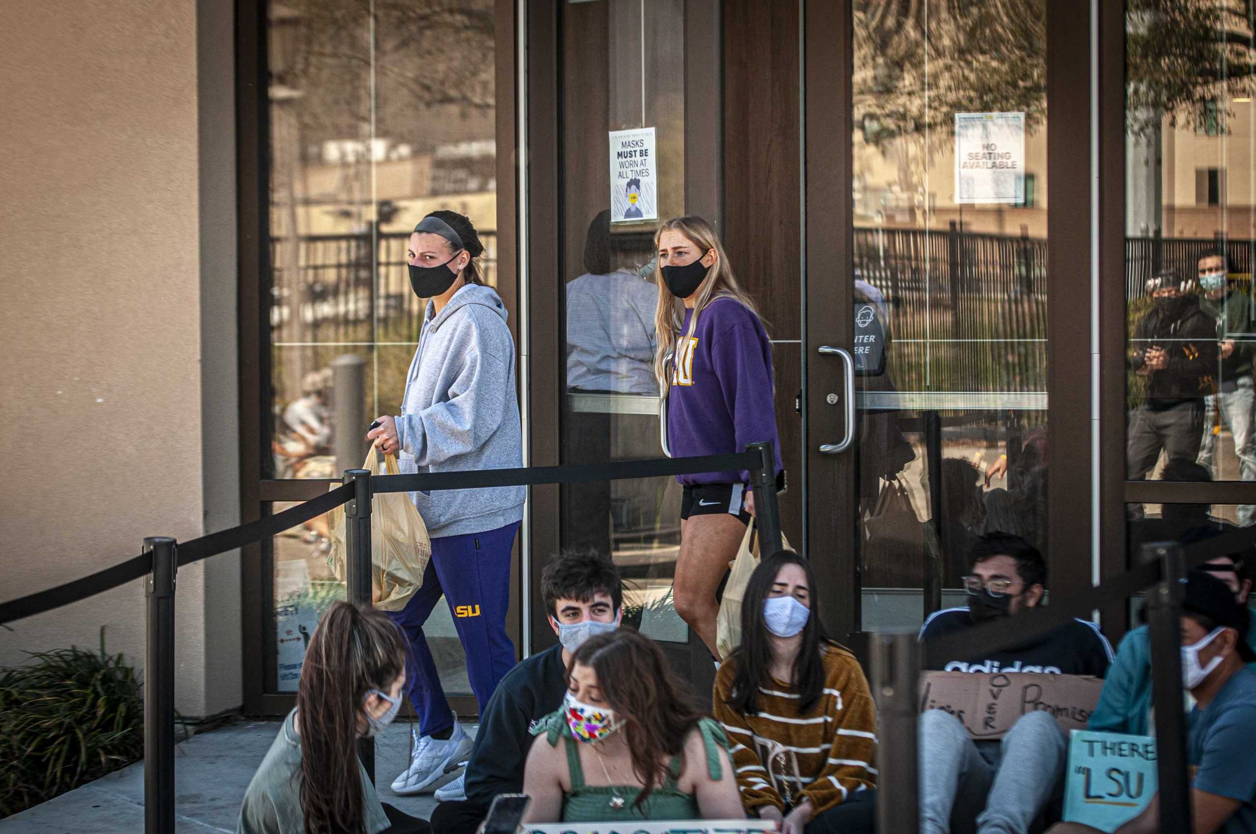 PHOTOS: Tigers Against Sexual Assault holds sit-in protest at Football Operations Center