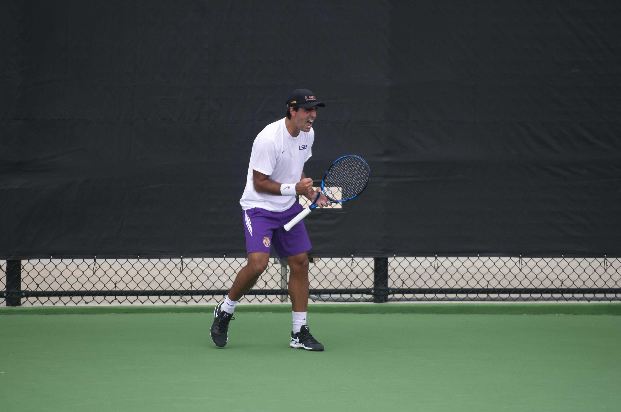 PHOTOS: LSU men's tennis falls to South Carolina