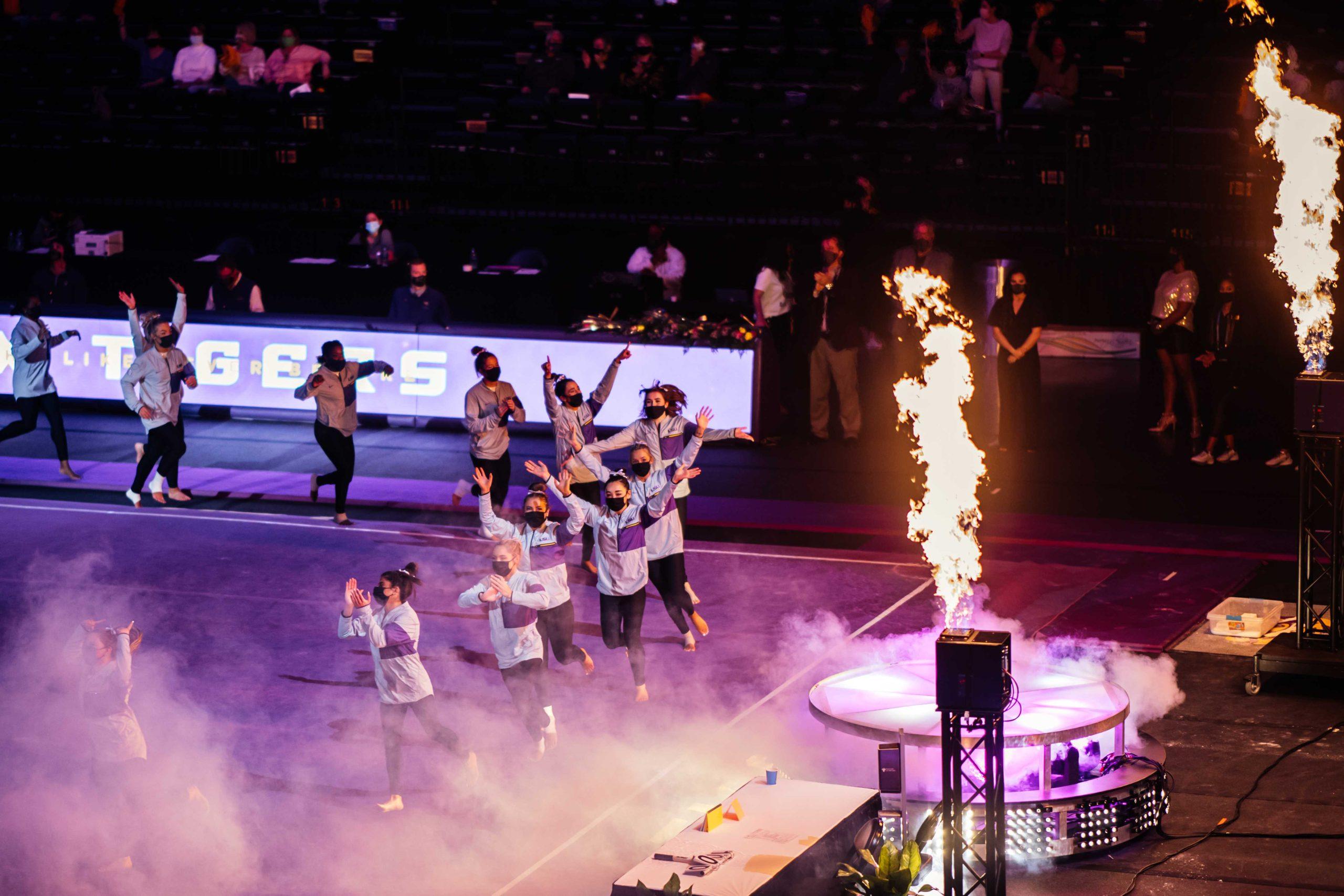 PHOTOS: No.3 LSU gymnastics holds senior night and defeats No. 22 Missouri