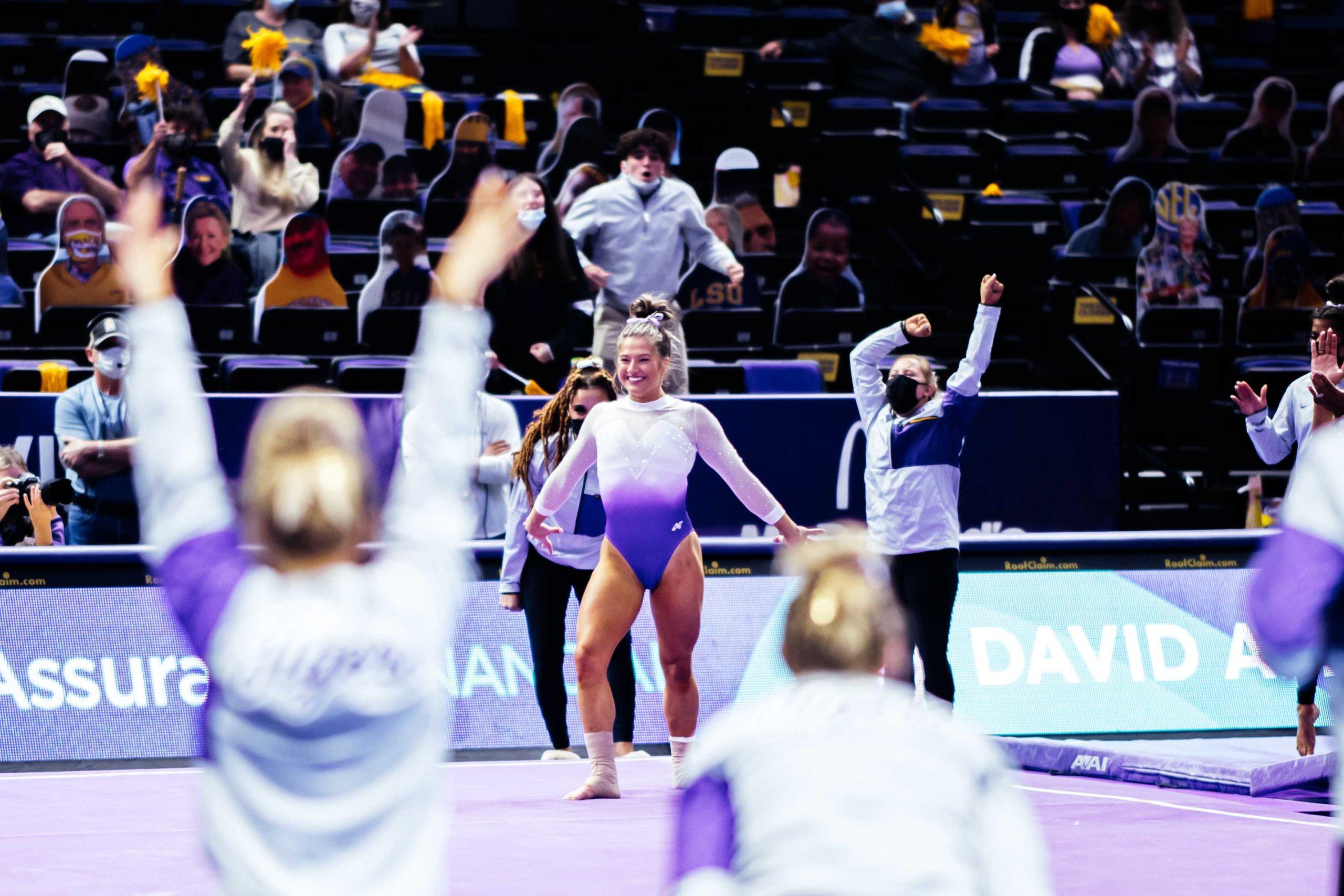 PHOTOS: No.3 LSU gymnastics holds senior night and defeats No. 22 Missouri