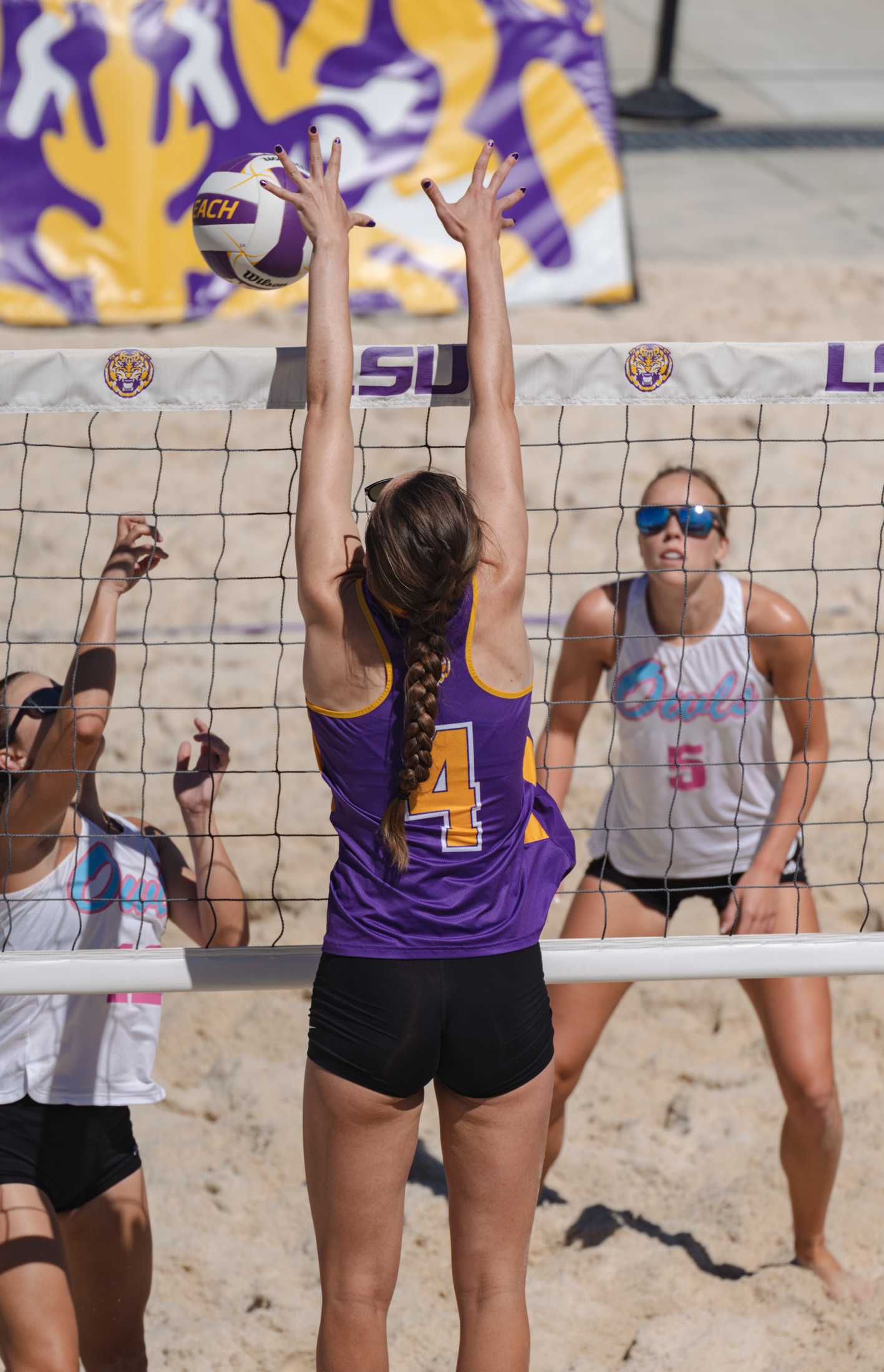 PHOTOS: LSU beach volleyball defeats Florida Atlantic