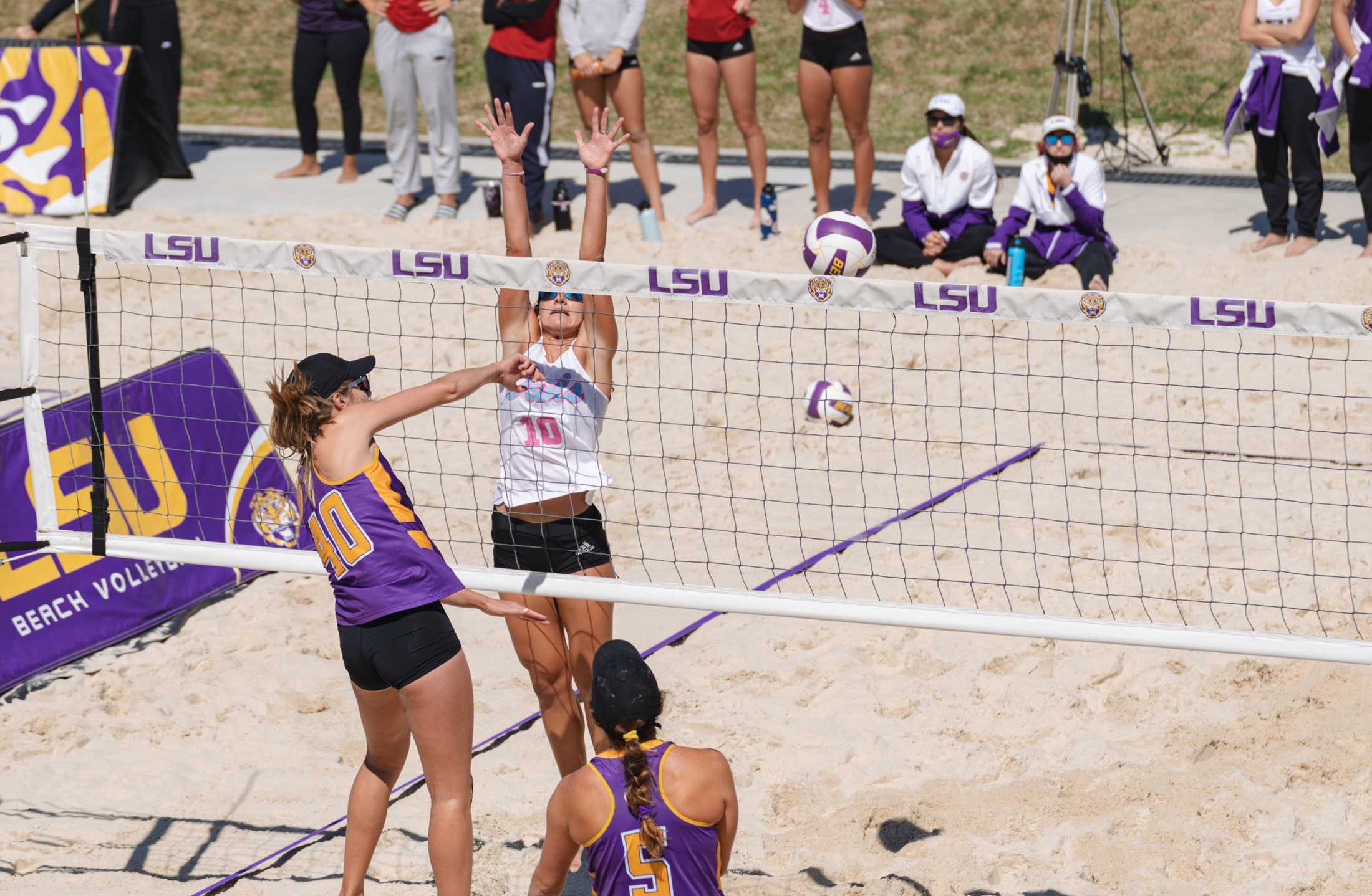 PHOTOS: LSU beach volleyball defeats Florida Atlantic