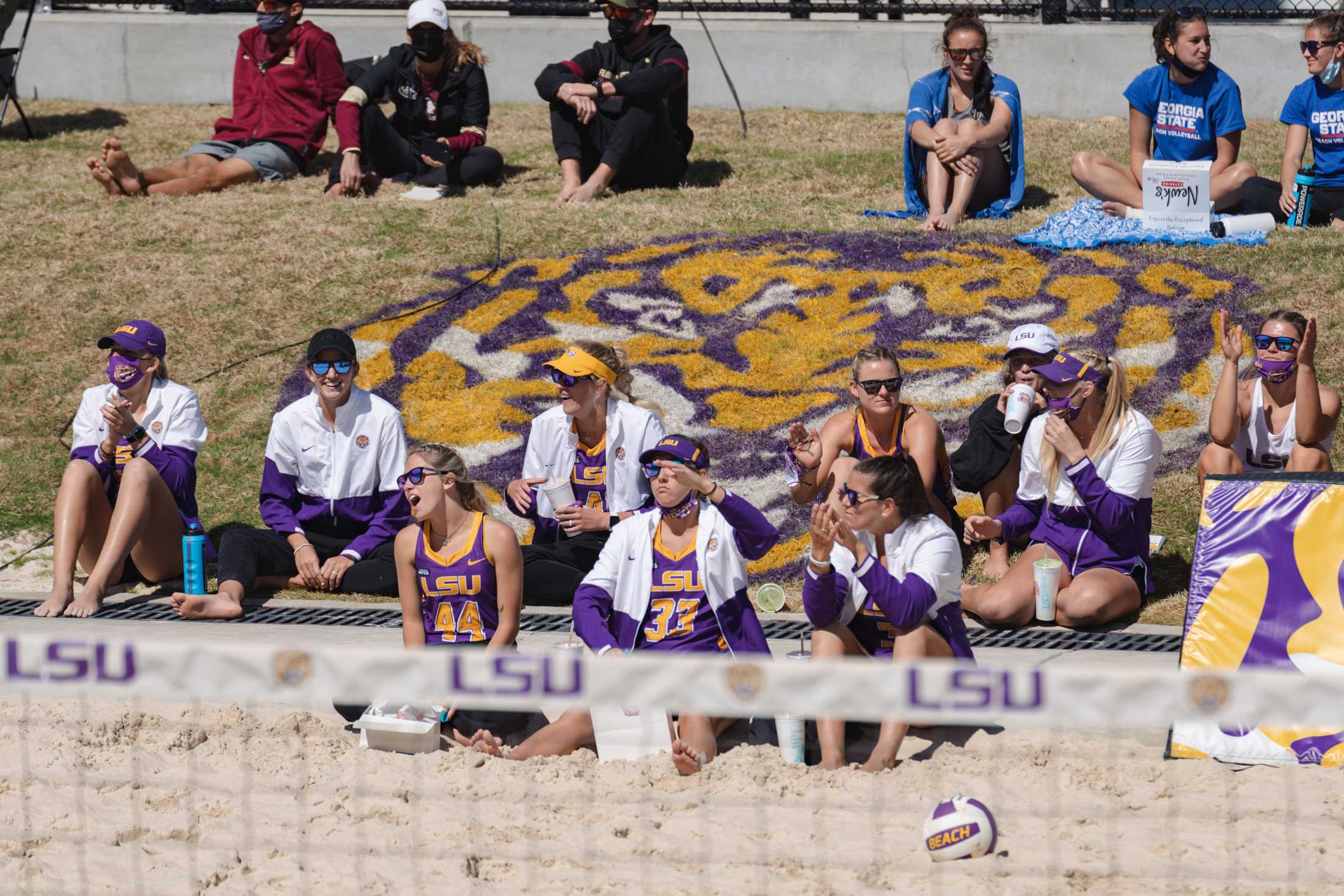 PHOTOS: LSU beach volleyball defeats Florida Atlantic