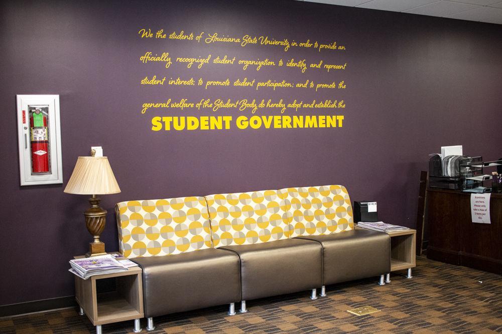 LSU Student Government office operates during normal hours in the LSU Student Union on Tuesday, Sept. 4, 2018.