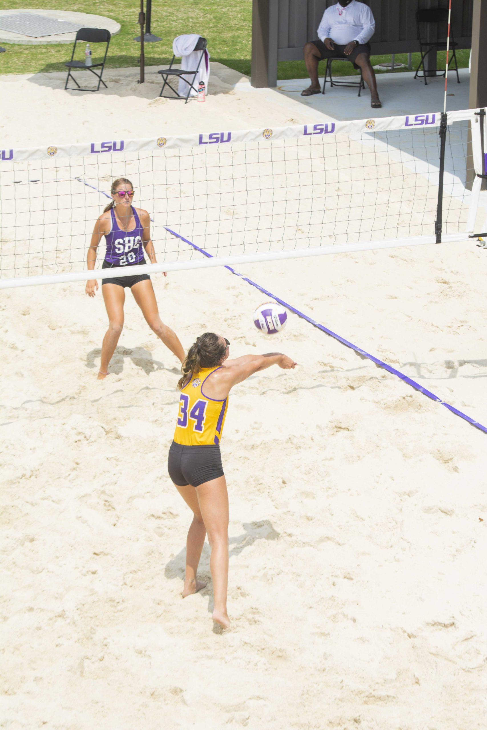 PHOTOS: LSU beach volleyball defeats Spring Hill