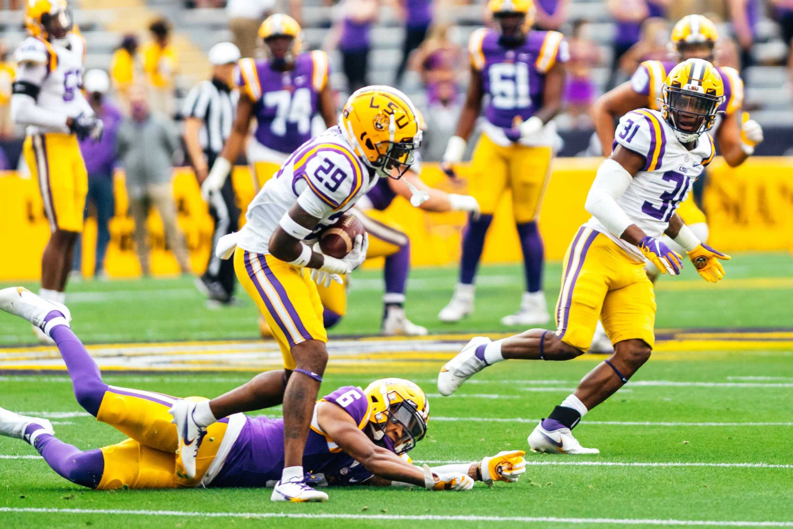 PHOTOS: LSU football white team defeats purple in spring game