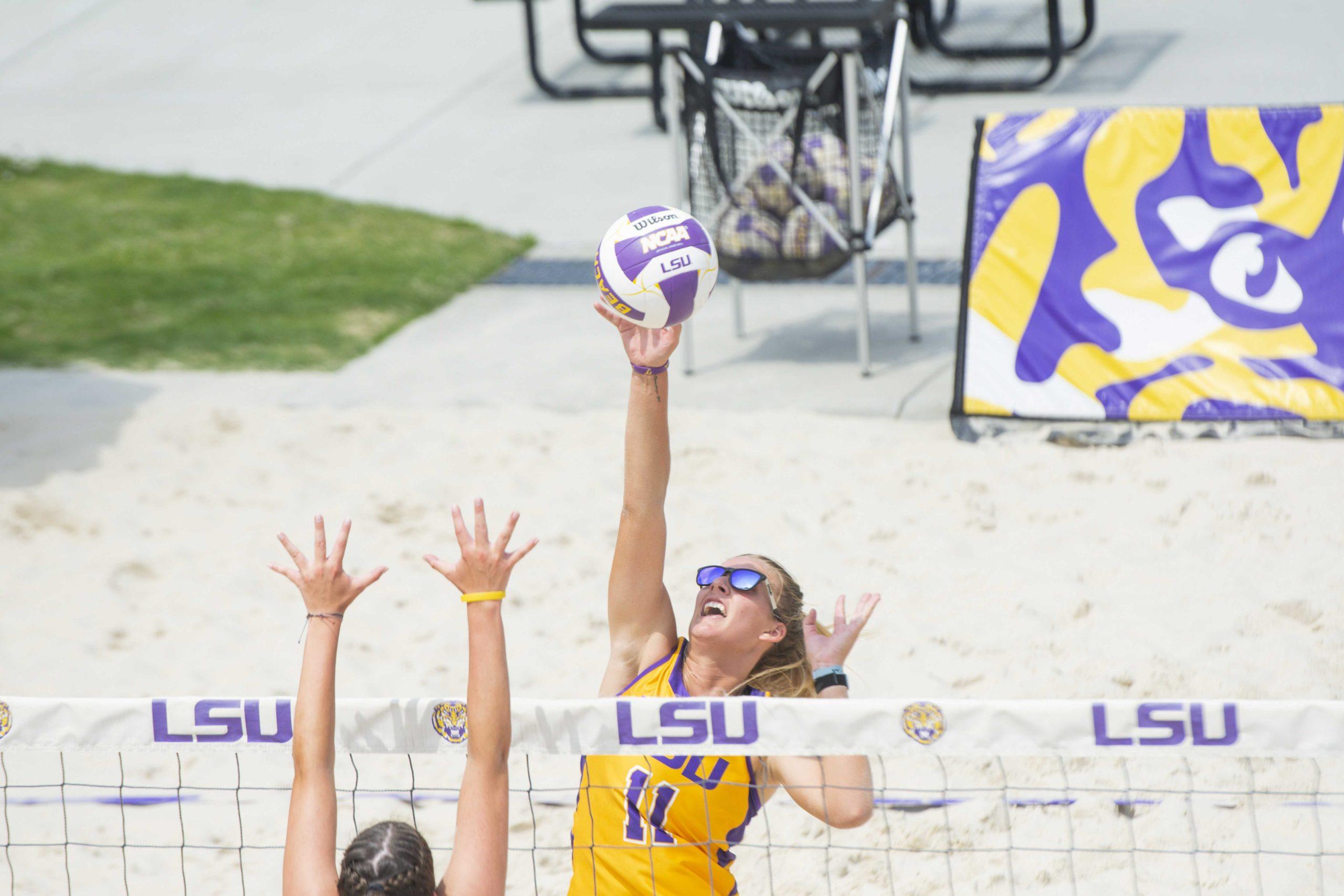 PHOTOS: LSU beach volleyball defeats Spring Hill