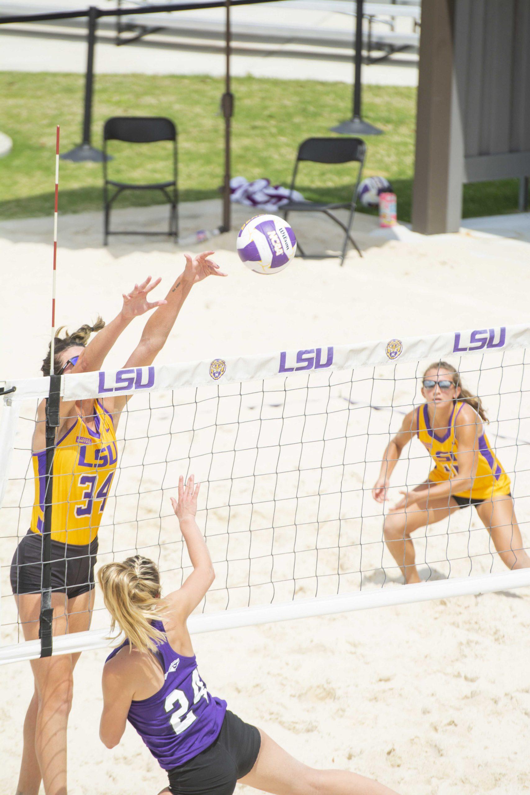 PHOTOS: LSU beach volleyball defeats Spring Hill