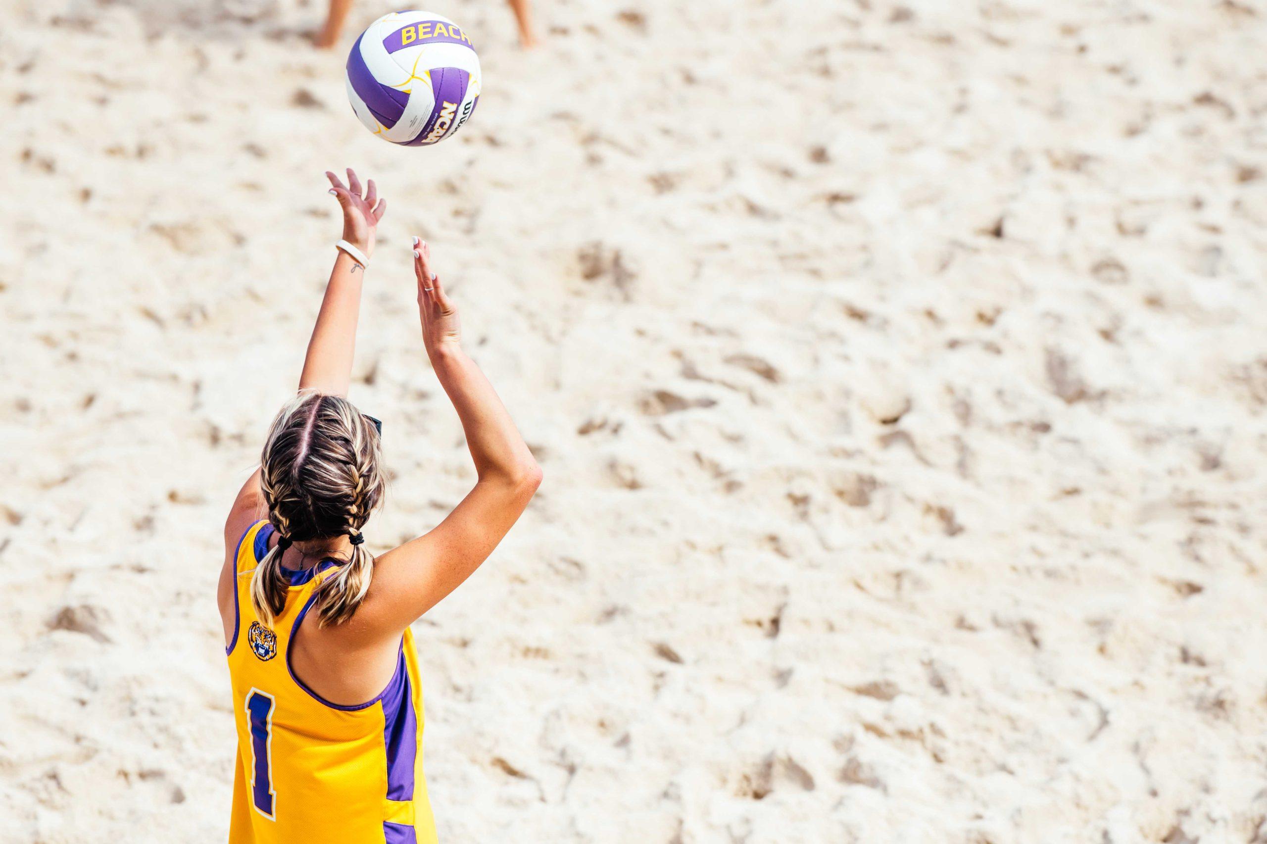 PHOTOS: LSU beach volleyball defeats New Orleans