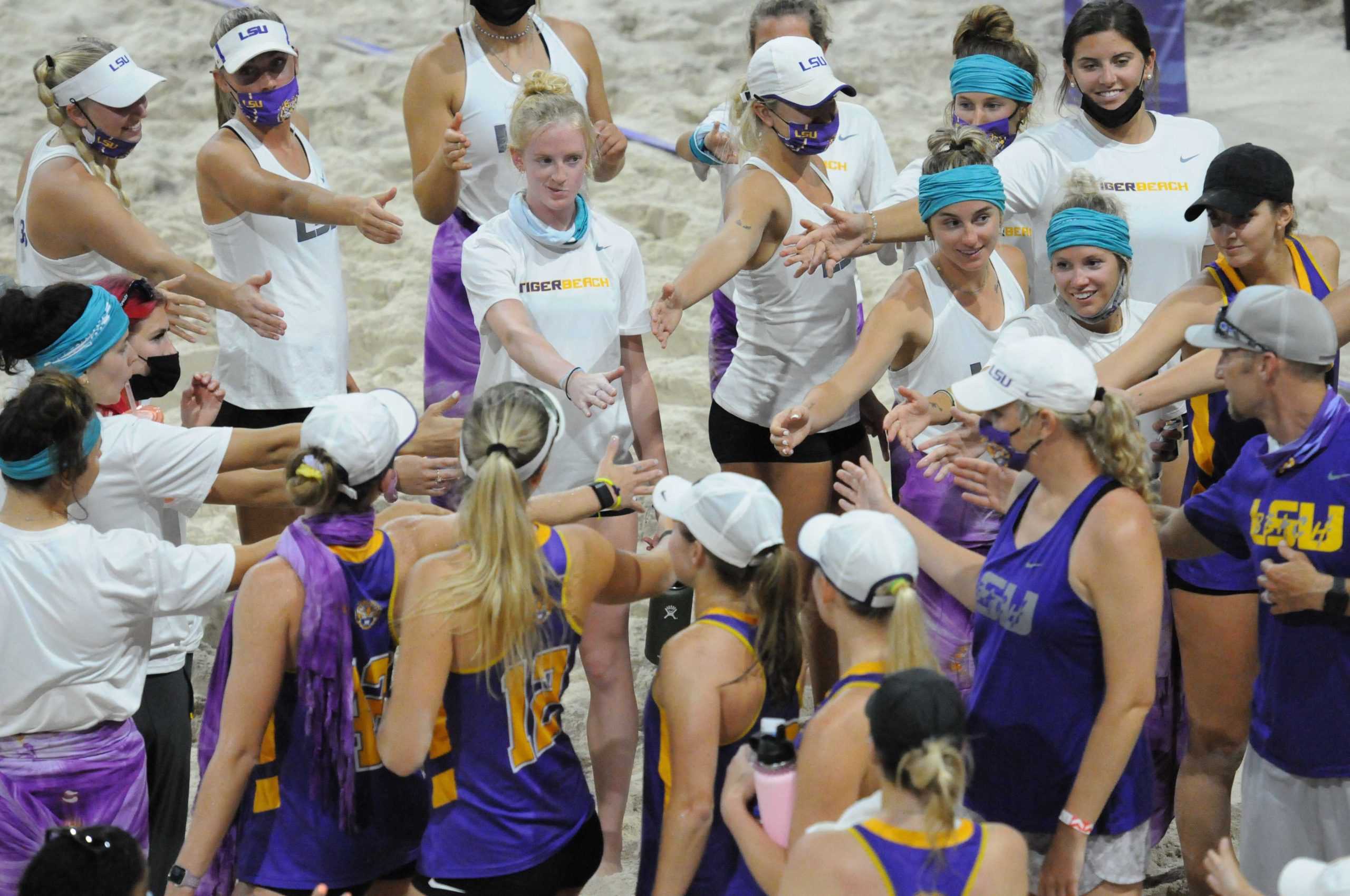 PHOTOS: LSU beach volleyball defeats UCA