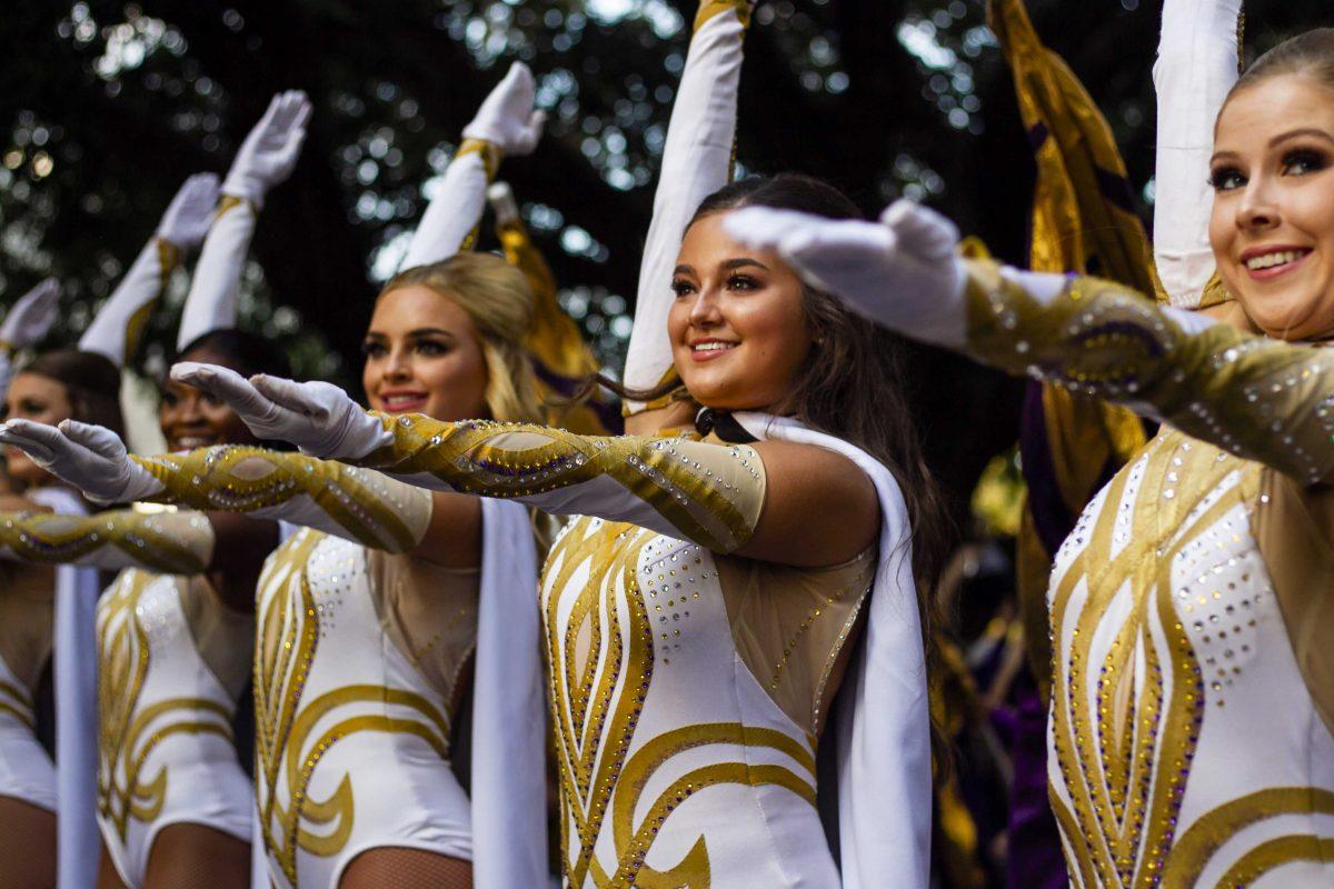 LSU Golden Girls perform at Victory Hill on Saturday, Nov. 30, 2019.