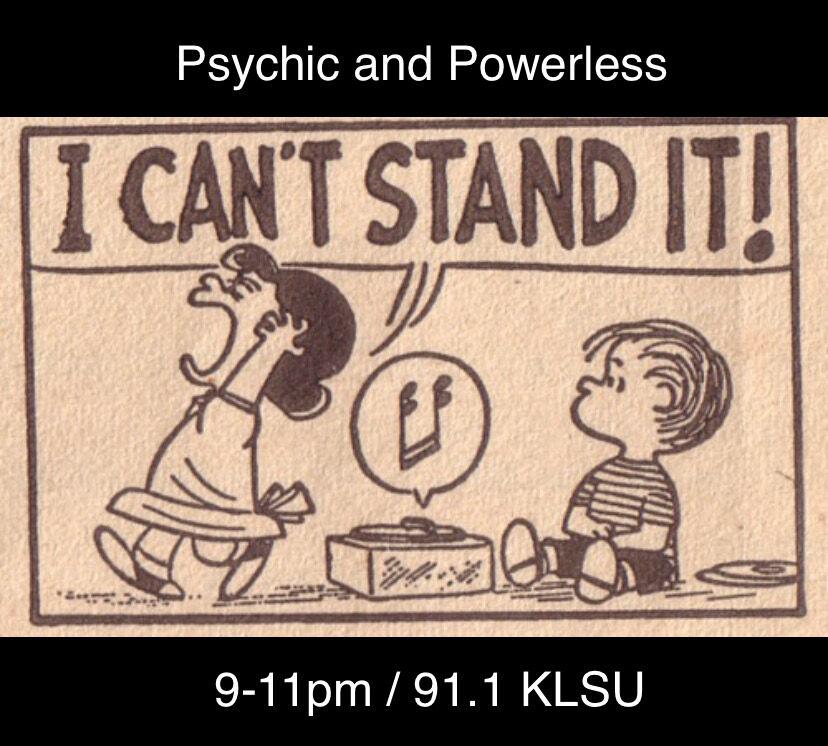 Psychic and Powerless 3/31/21