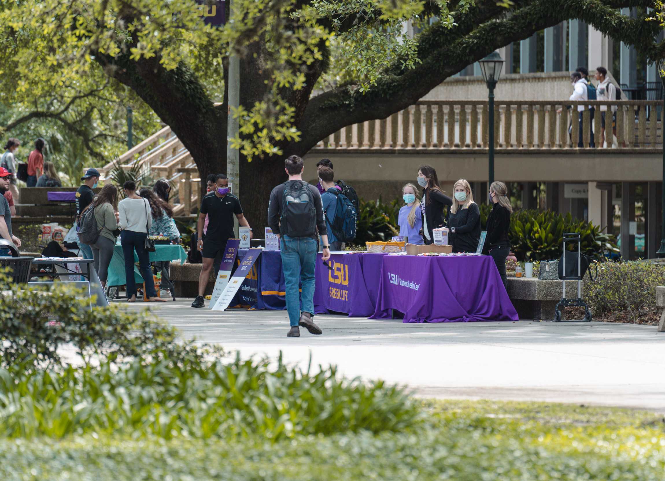 PHOTOS: What happens in Free Speech Plaza?