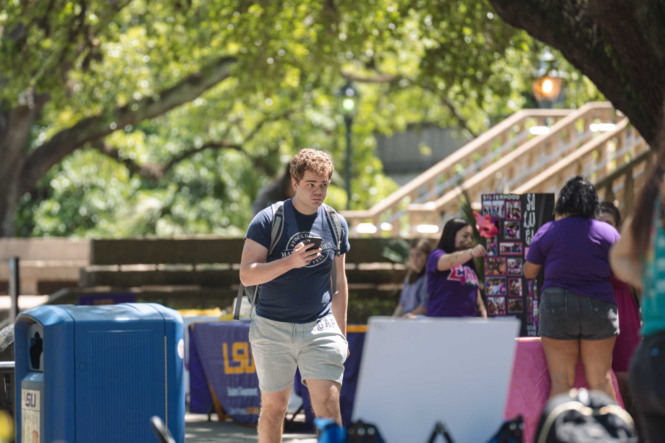 PHOTOS: What happens in Free Speech Plaza?