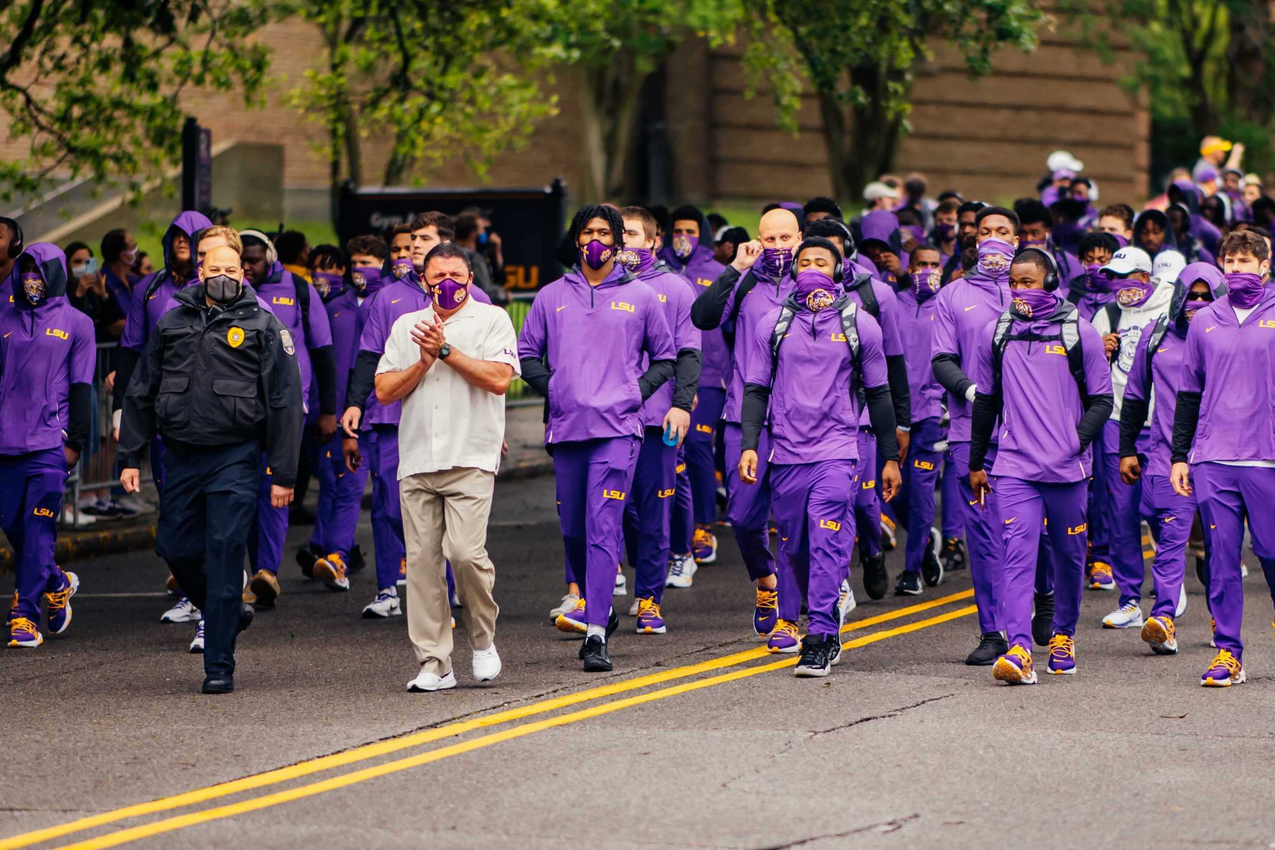 PHOTOS: LSU football white team defeats purple in spring game