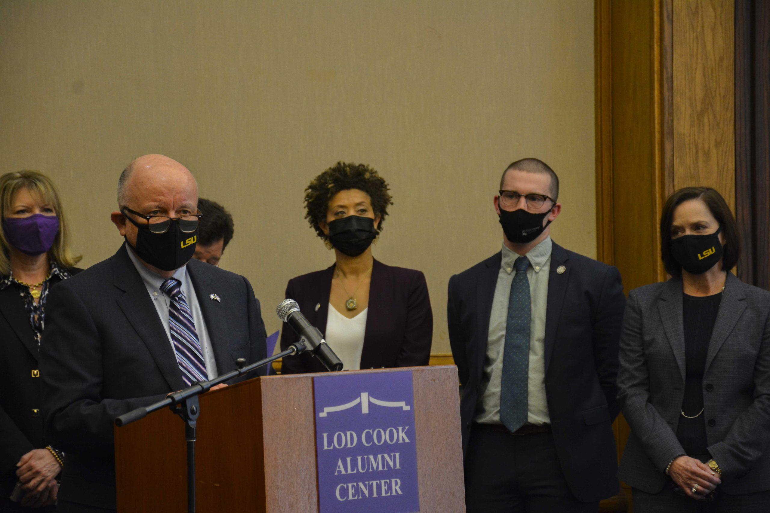 PHOTOS: Husch Blackwell releases its review of LSU Title IX system at Board of Supervisors meeting