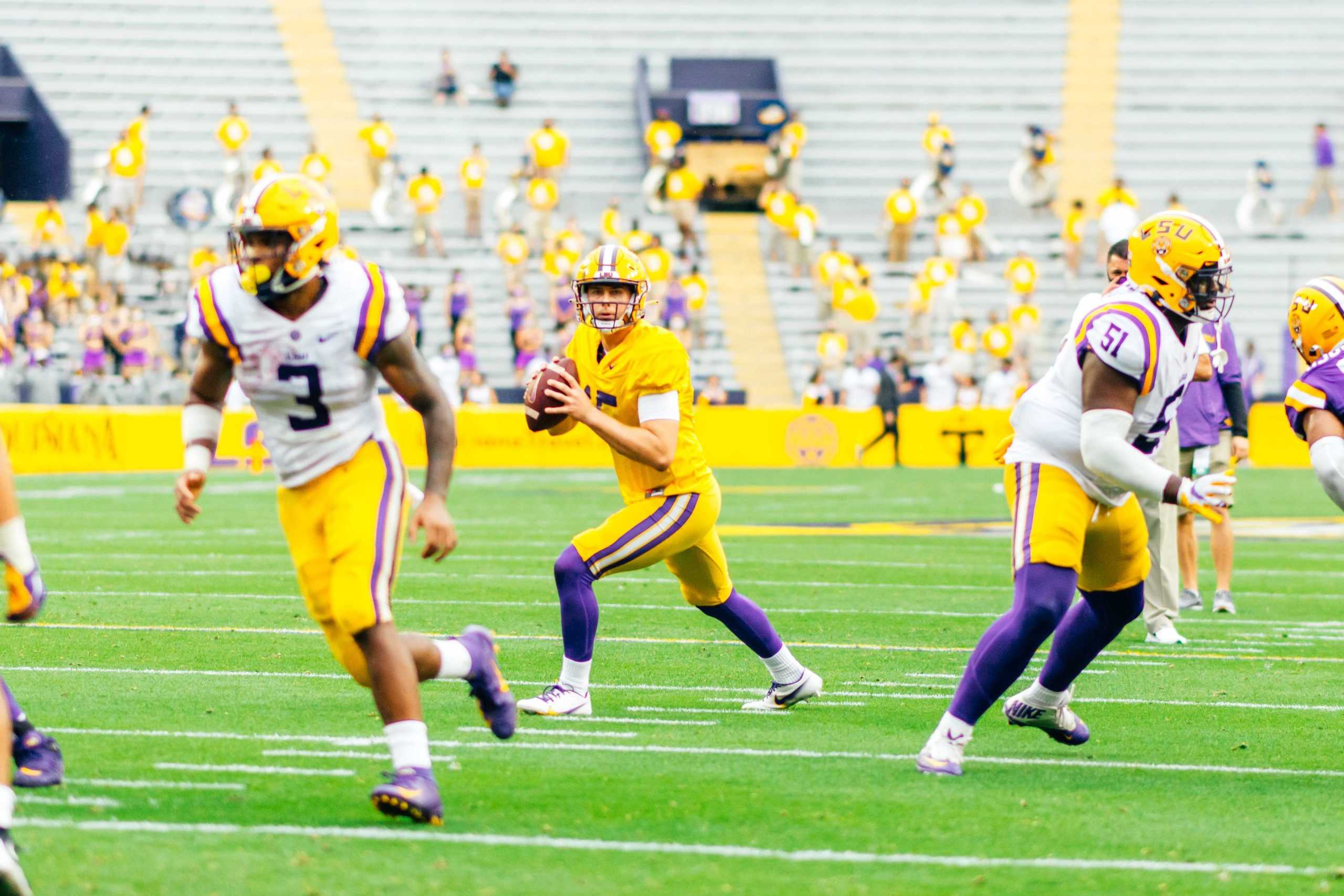 PHOTOS: LSU football white team defeats purple in spring game