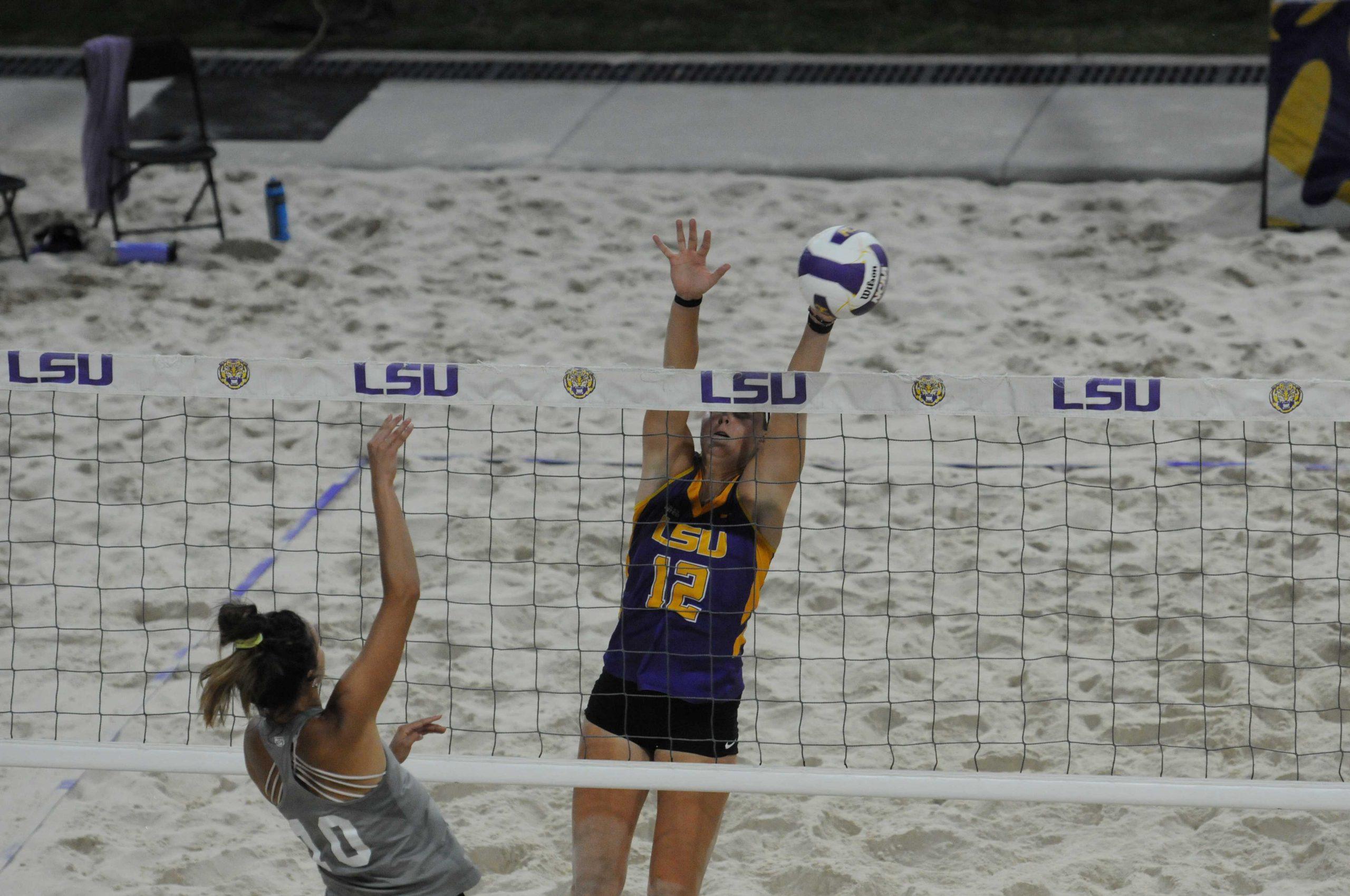 PHOTOS: LSU beach volleyball defeats UCA