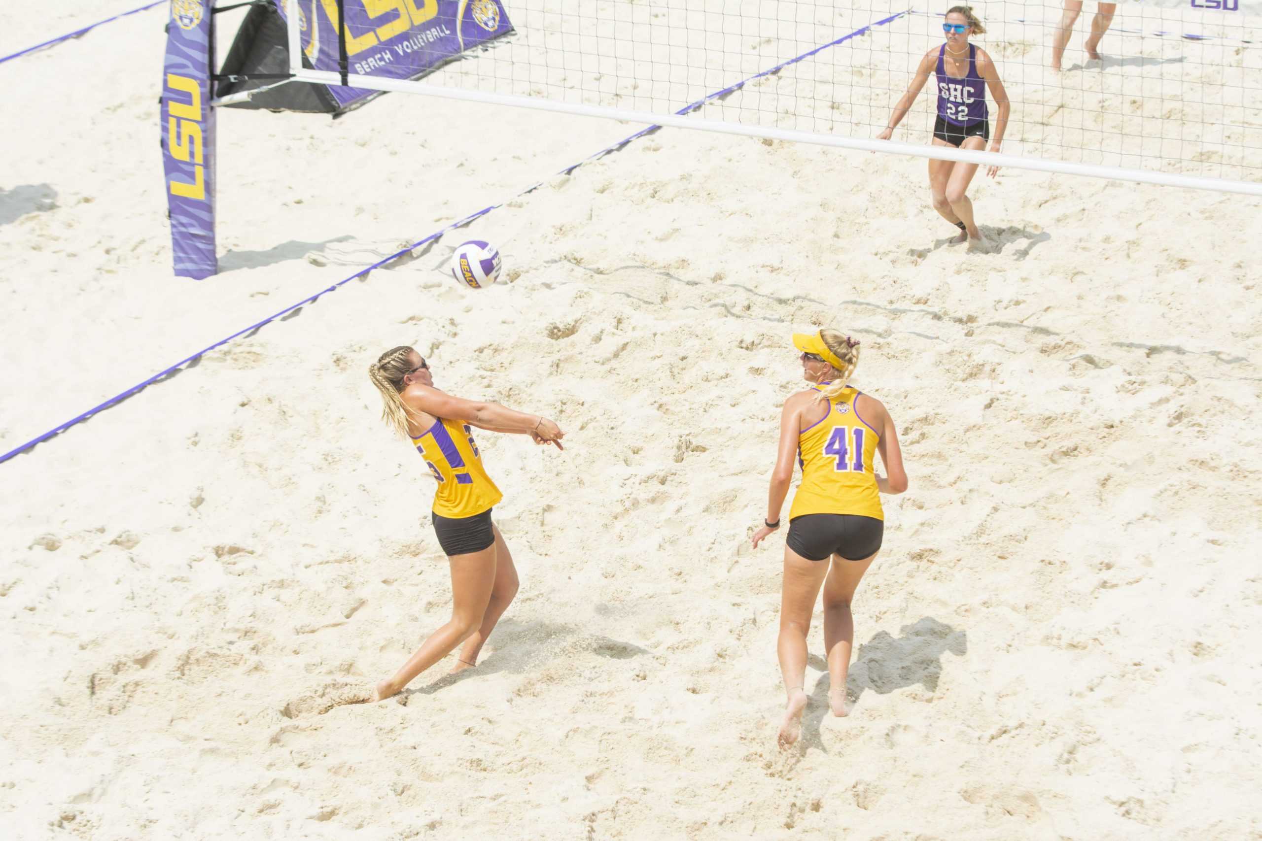 PHOTOS: LSU beach volleyball defeats Spring Hill