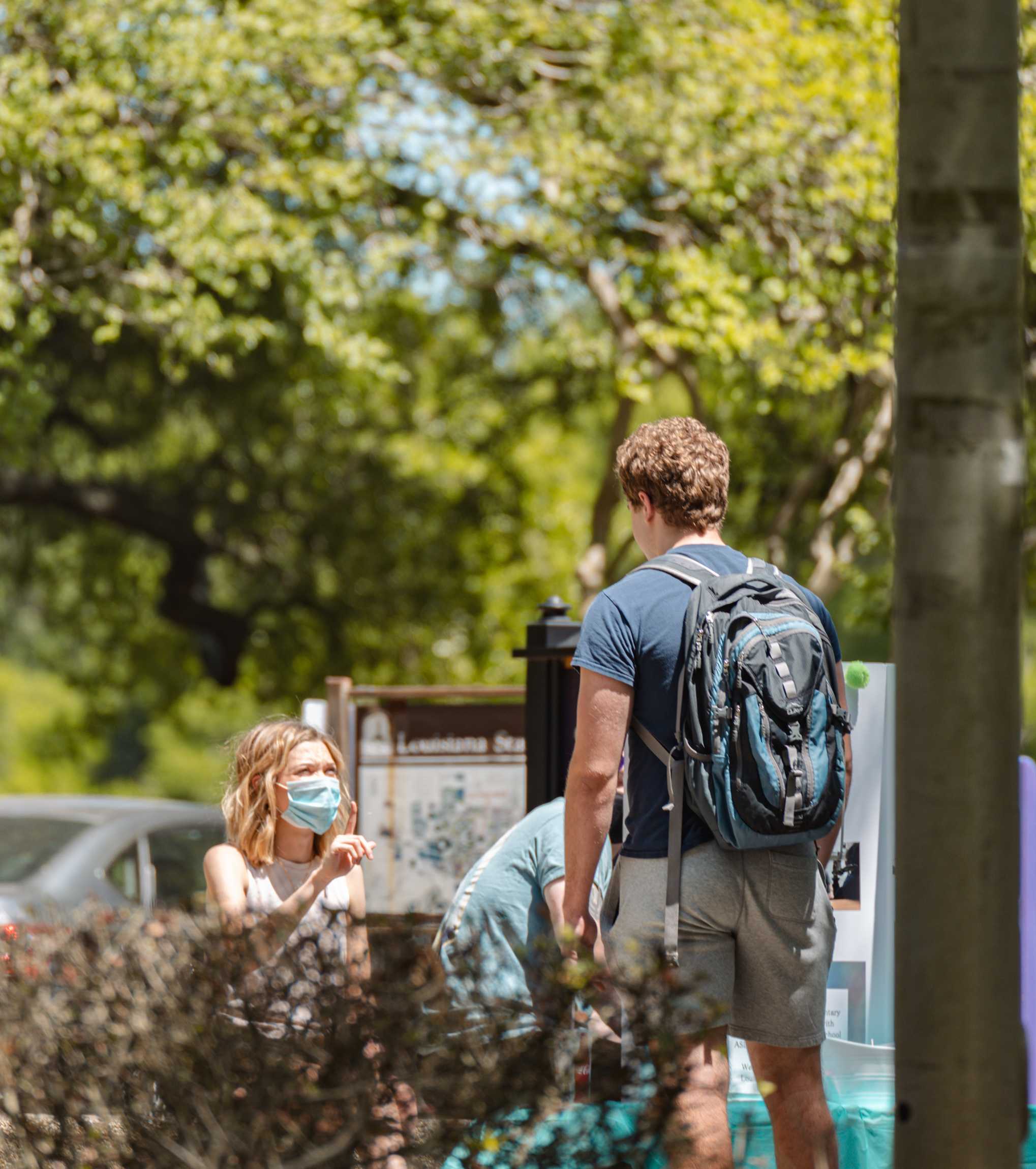 PHOTOS: What happens in Free Speech Plaza?