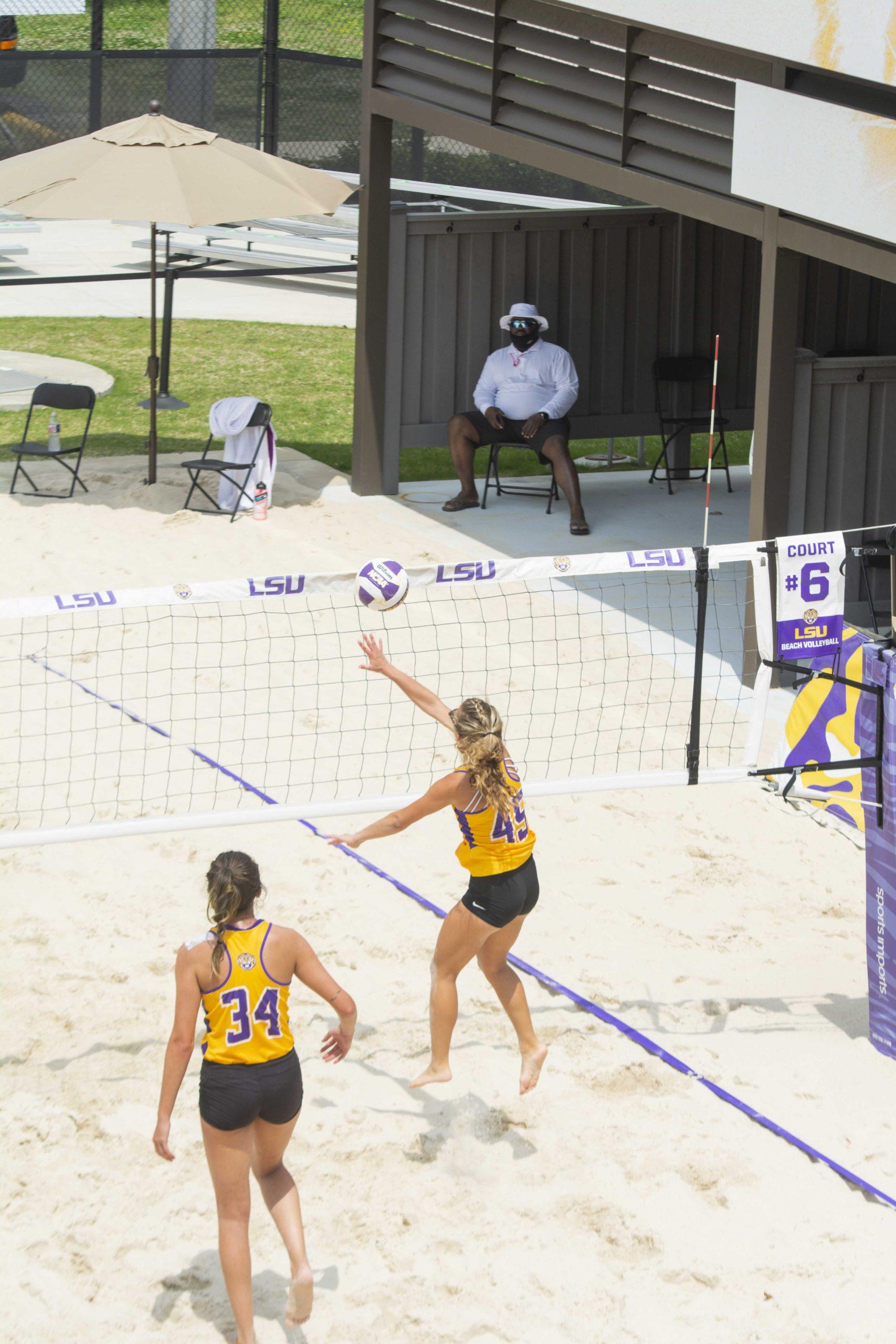 PHOTOS: LSU beach volleyball defeats Spring Hill