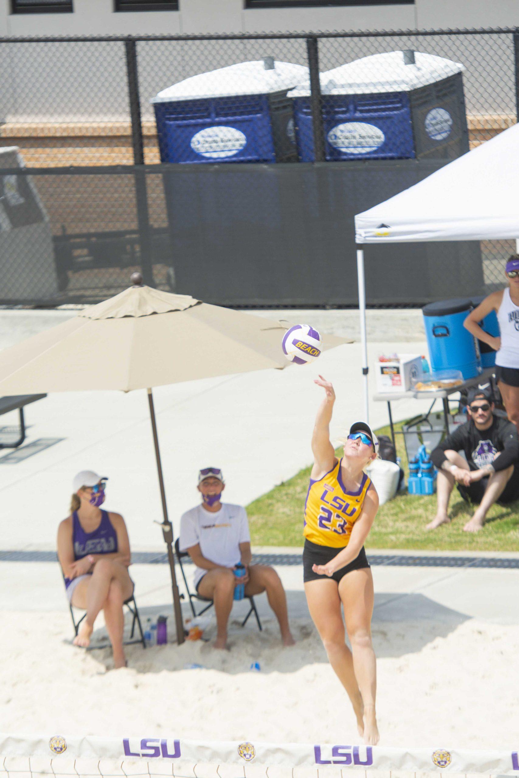 PHOTOS: LSU beach volleyball defeats Spring Hill