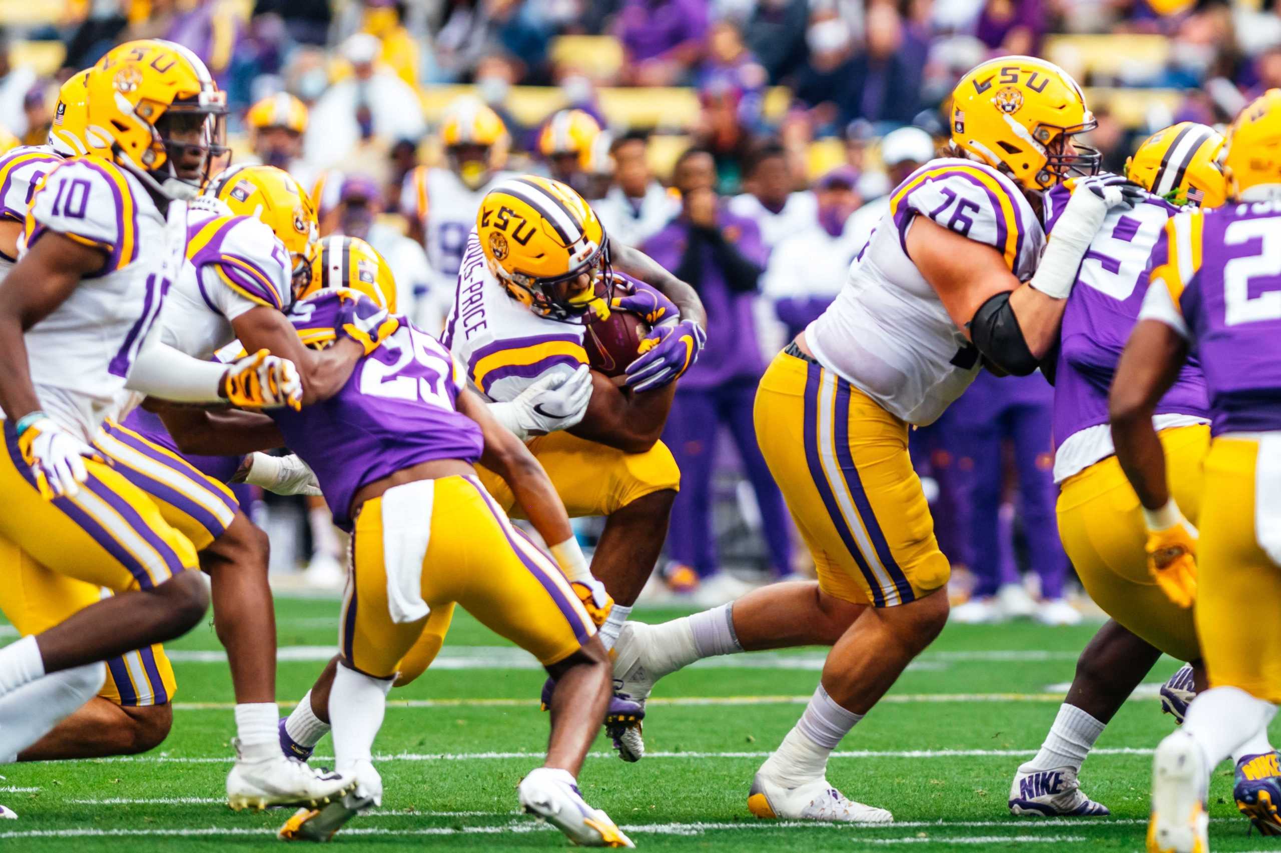 PHOTOS: LSU football white team defeats purple in spring game