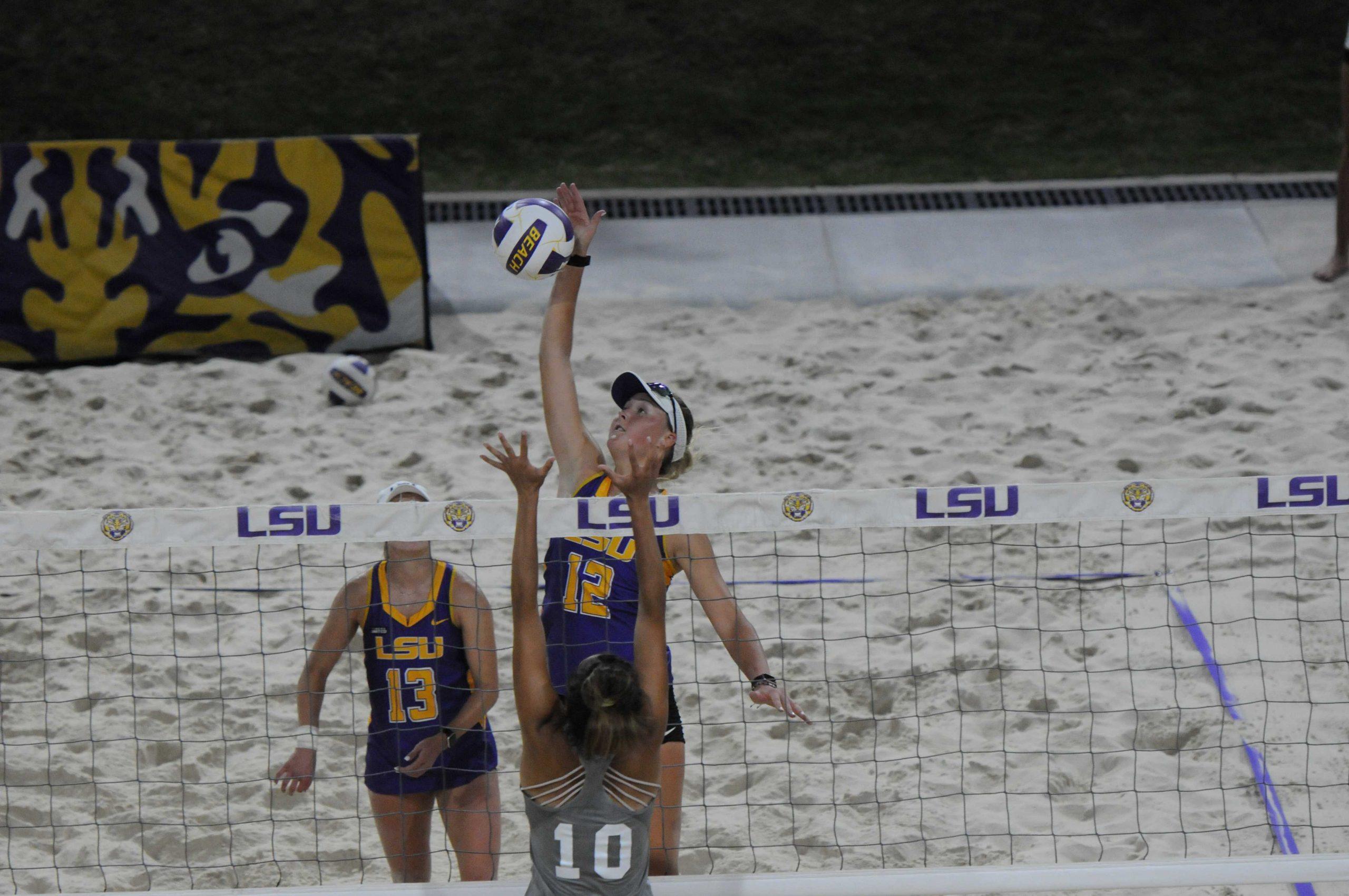 PHOTOS: LSU beach volleyball defeats UCA