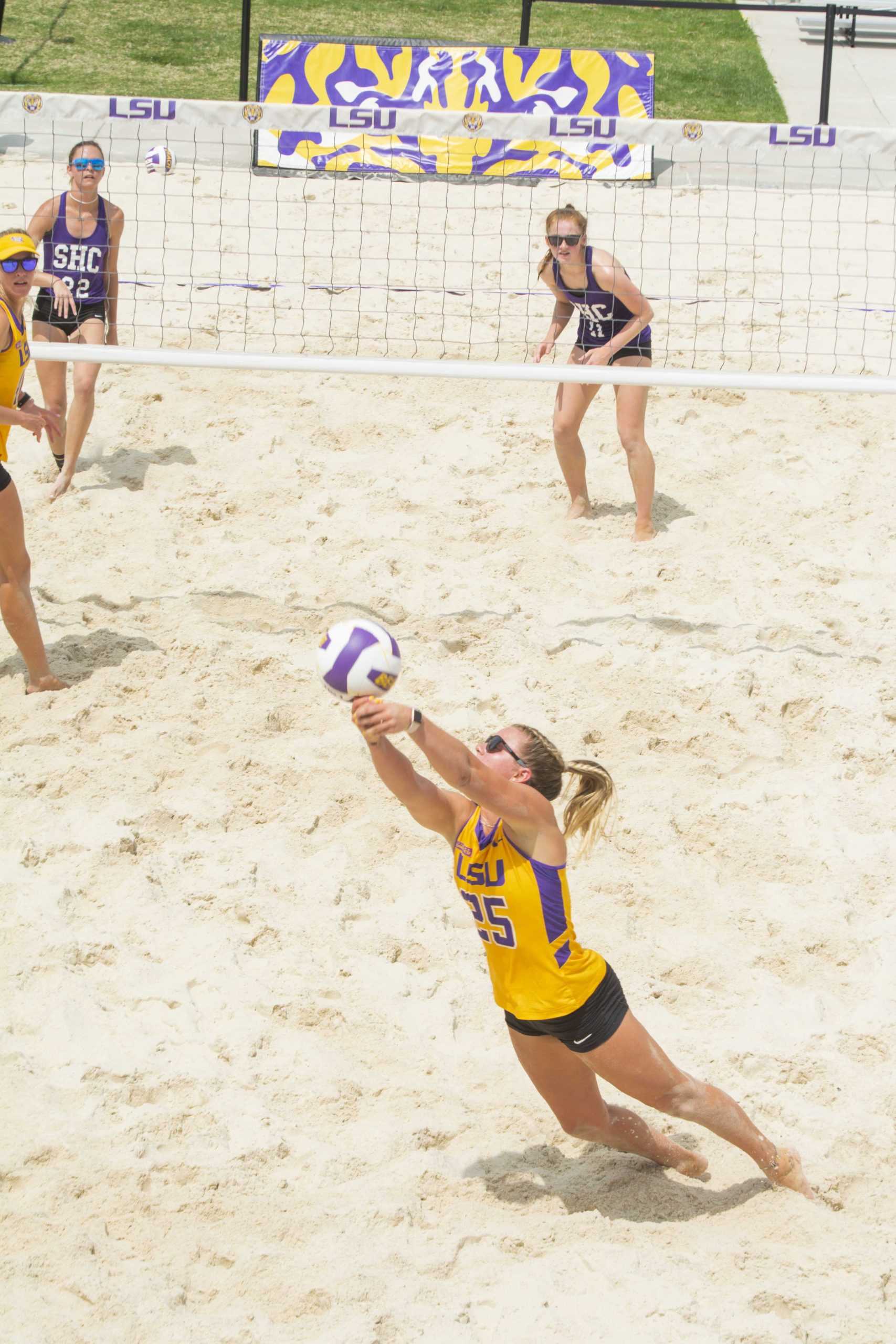 PHOTOS: LSU beach volleyball defeats Spring Hill