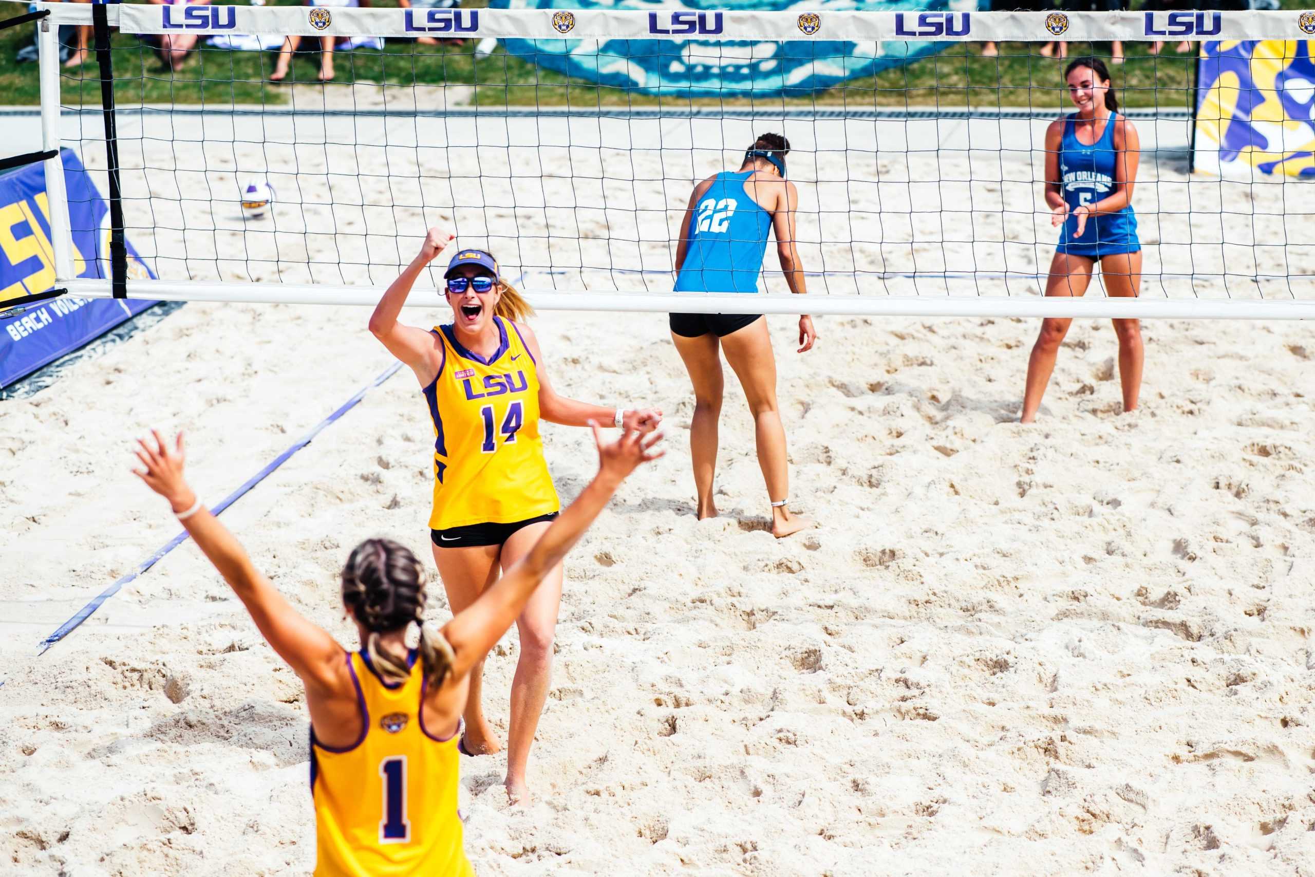 PHOTOS: LSU beach volleyball defeats New Orleans