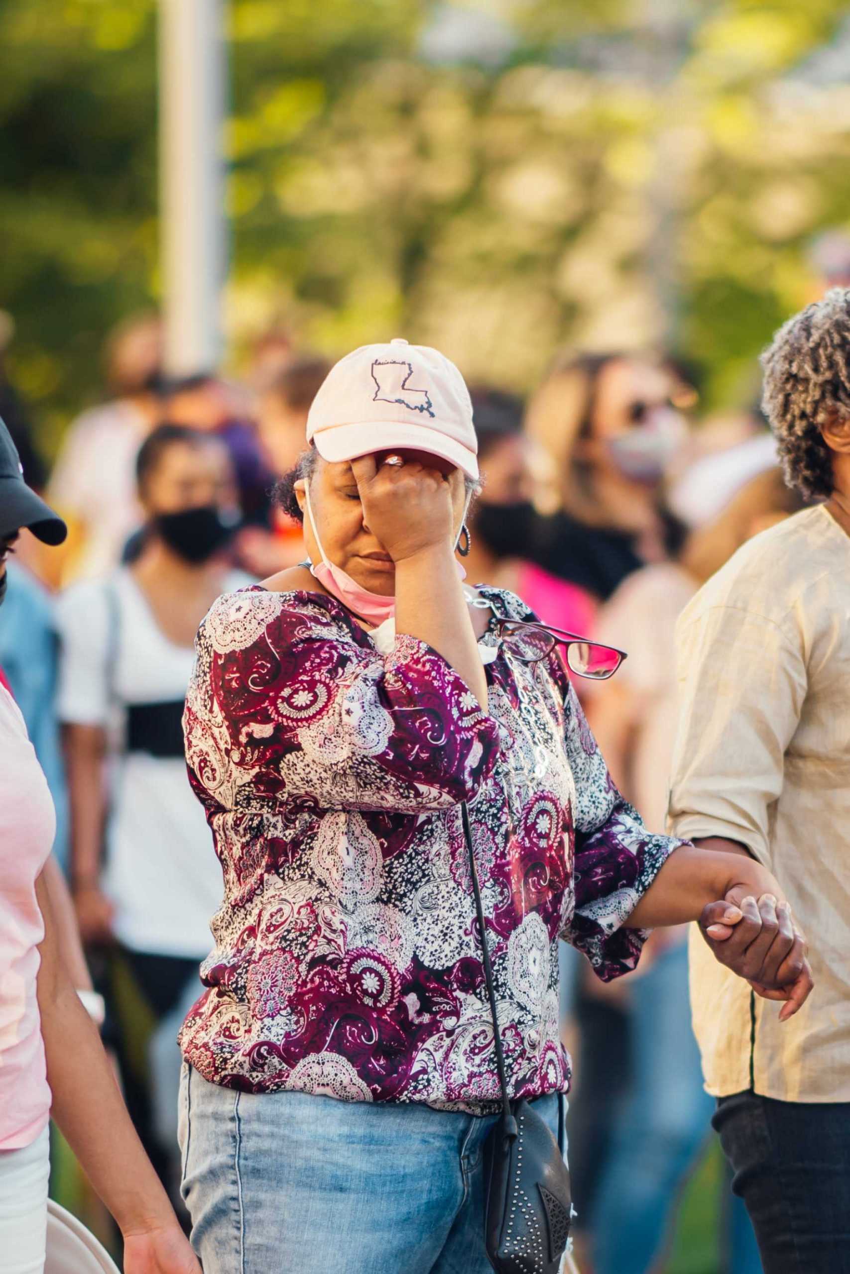 PHOTOS: Family and friends of missing LSU freshman Kori Gauthier gather for candlelight prayer vigil