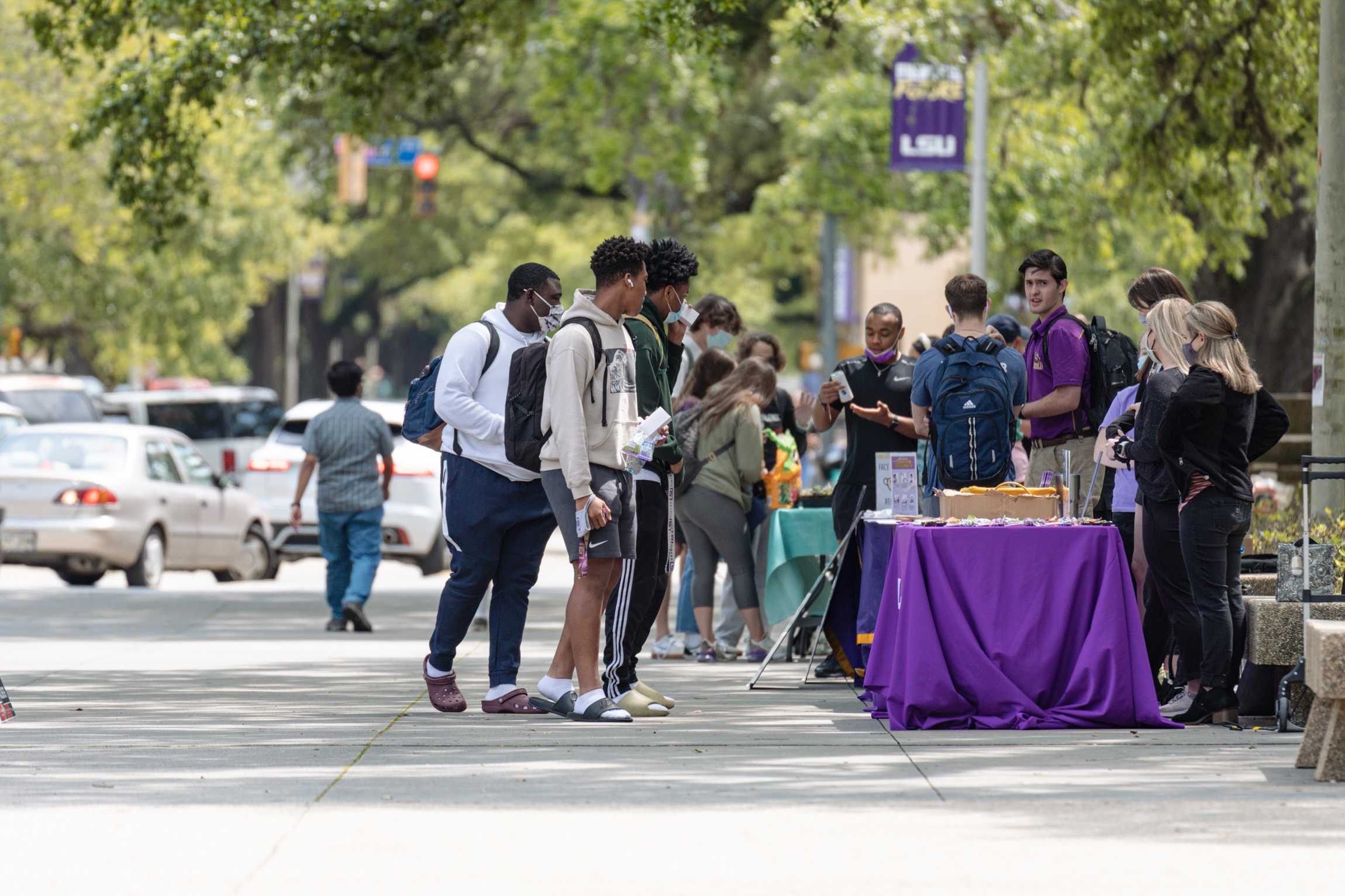 PHOTOS: What happens in Free Speech Plaza?