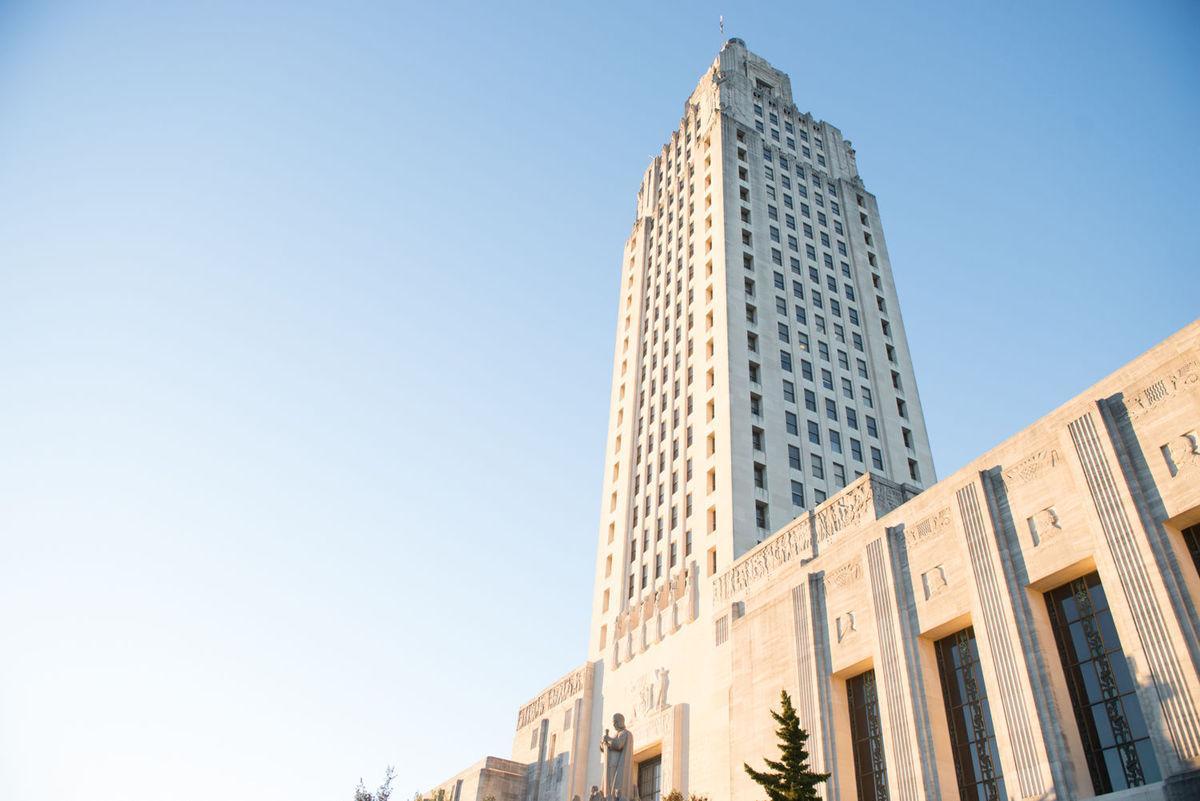 The Louisiana State Capitol stands tall on North Third Street on March 19, 2017, in downtown Baton Rouge.