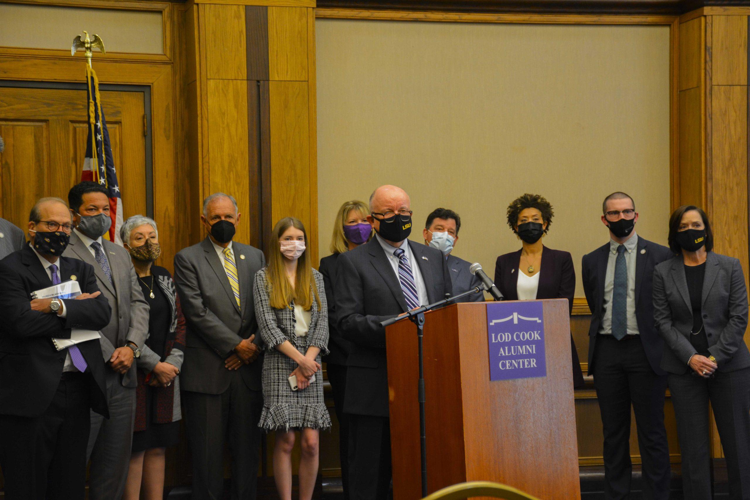 PHOTOS: Husch Blackwell releases its review of LSU Title IX system at Board of Supervisors meeting