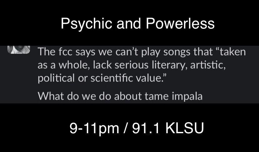 Psychic and Powerless 6/9/21