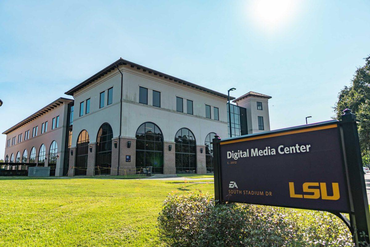 The Digital Media Center stands tall on Friday, Sept. 10, 2021, on South Stadium Drive.