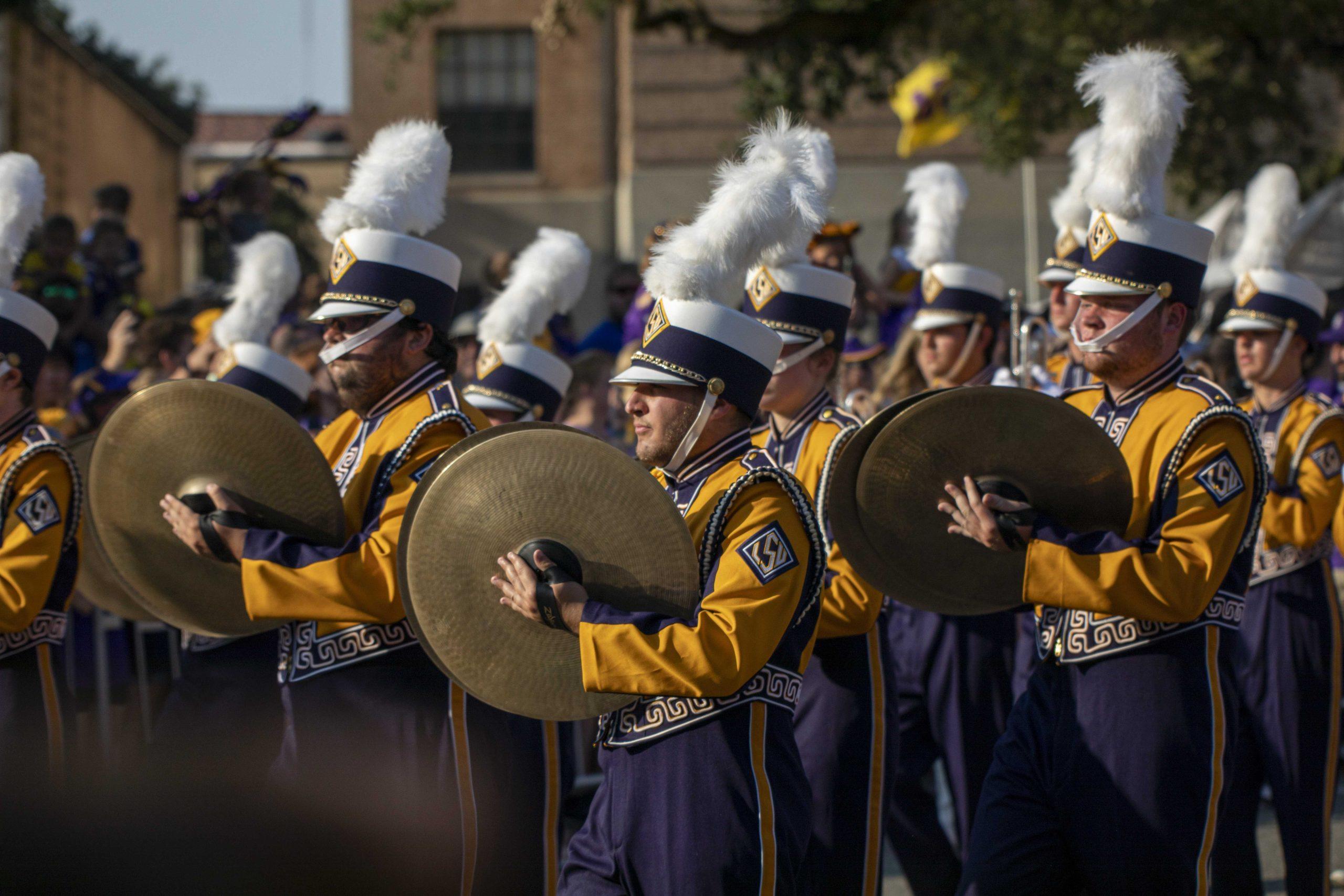 PHOTOS: LSU marches down Victory Hill before football game against McNeese