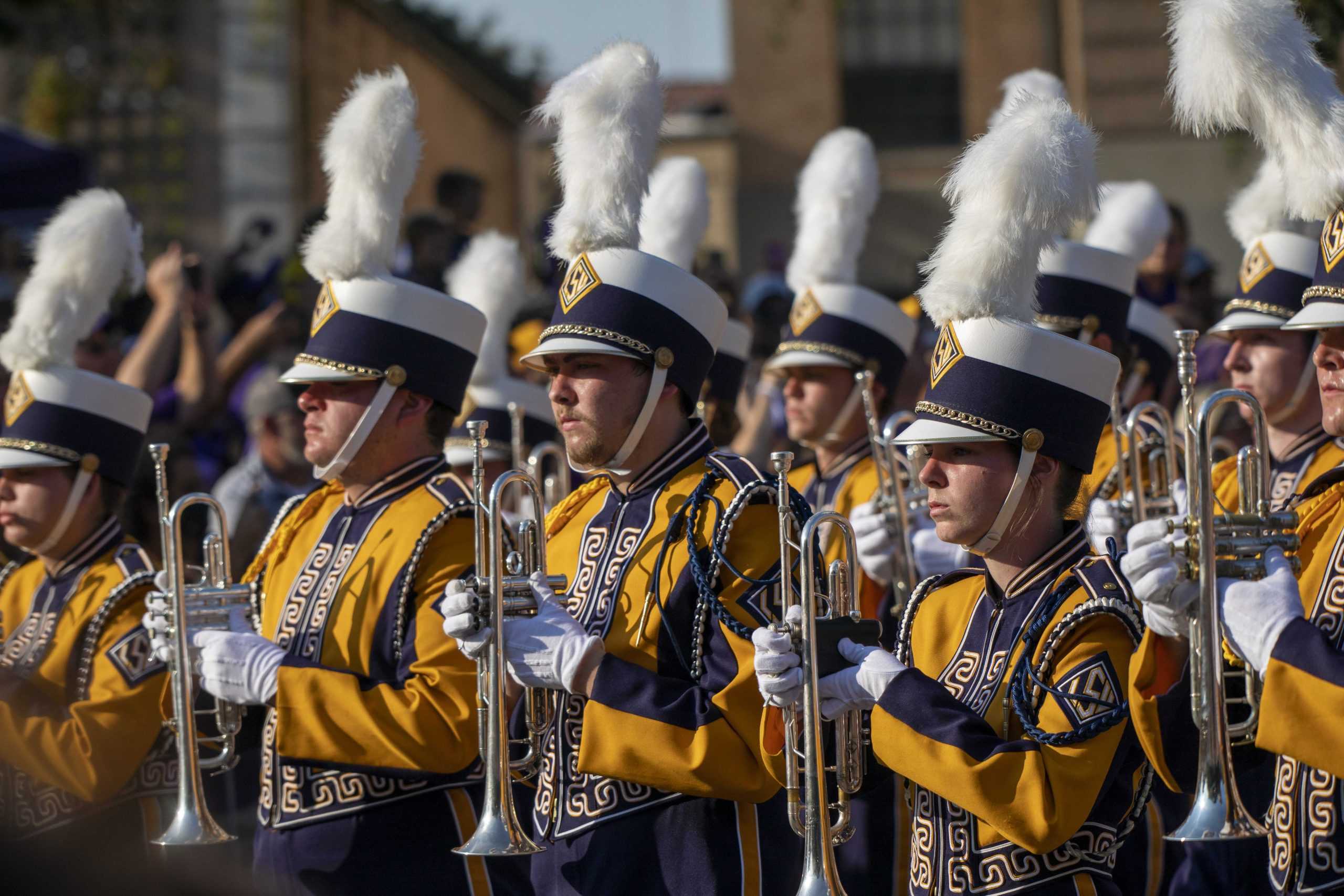 PHOTOS: LSU marches down Victory Hill before football game against McNeese