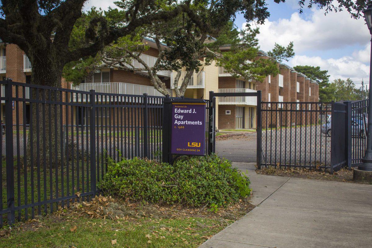 Edward Gay Apartments sits on Sunday, Sept. 12, 2021, on West Roosevelt Street, Baton Rouge, La.