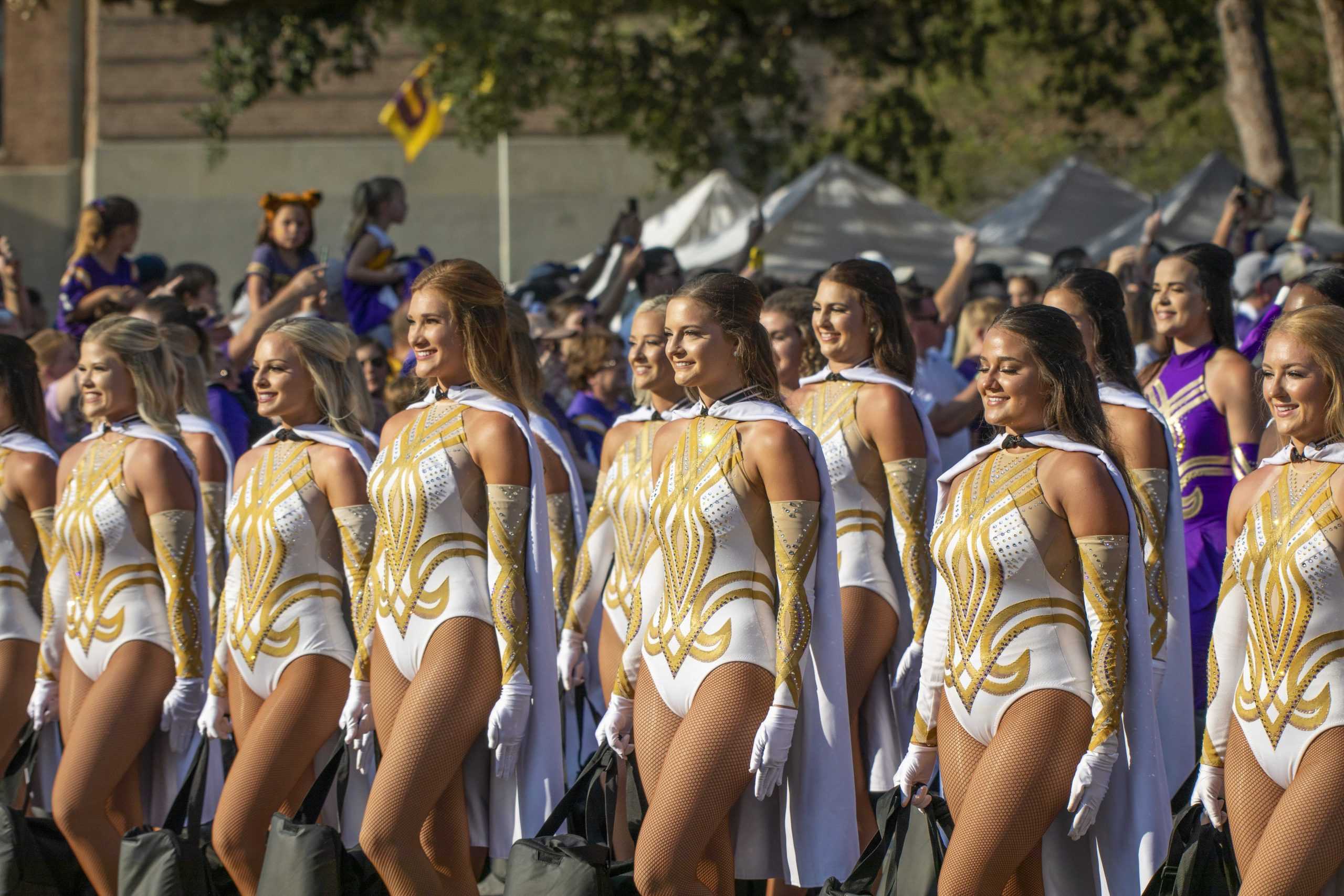 PHOTOS: LSU marches down Victory Hill before football game against McNeese