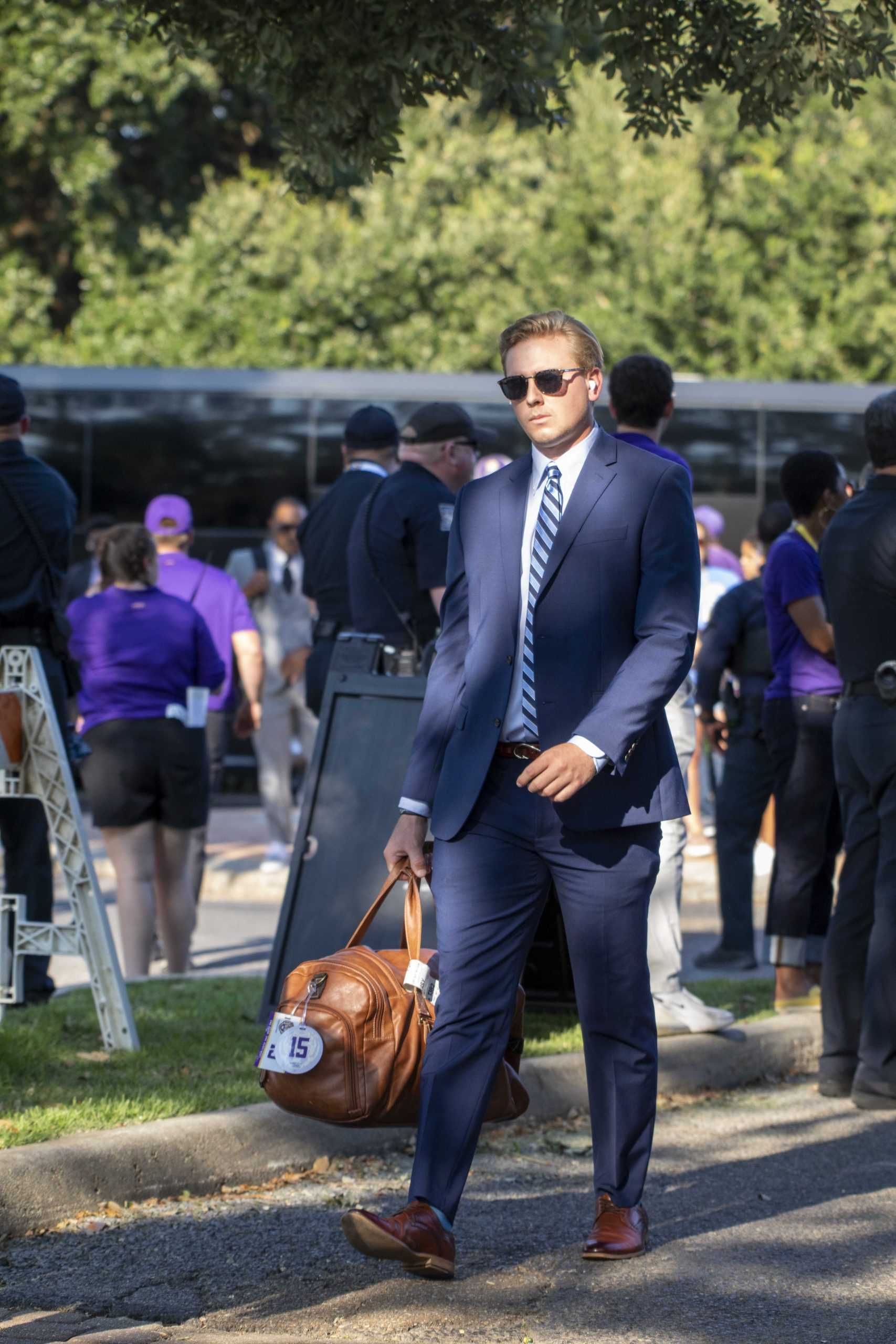 PHOTOS: LSU marches down Victory Hill before football game against McNeese