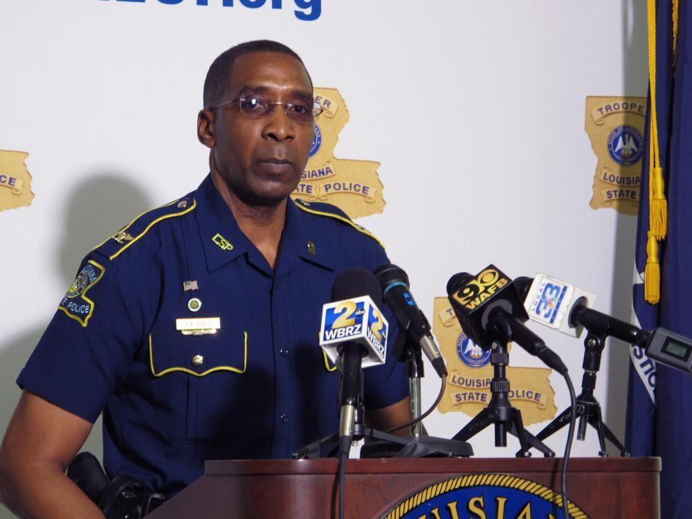 In this Friday, May 21, 2021 file photo, Col. Lamar Davis, superintendent of the Louisiana State Police, speaks about the agency's release of video involving the death of Ronald Greene, at a press conference in Baton Rouge, La. Greene was jolted with stun guns, put in a chokehold and beaten by troopers, and his death is now the subject of a federal civil rights investigation.