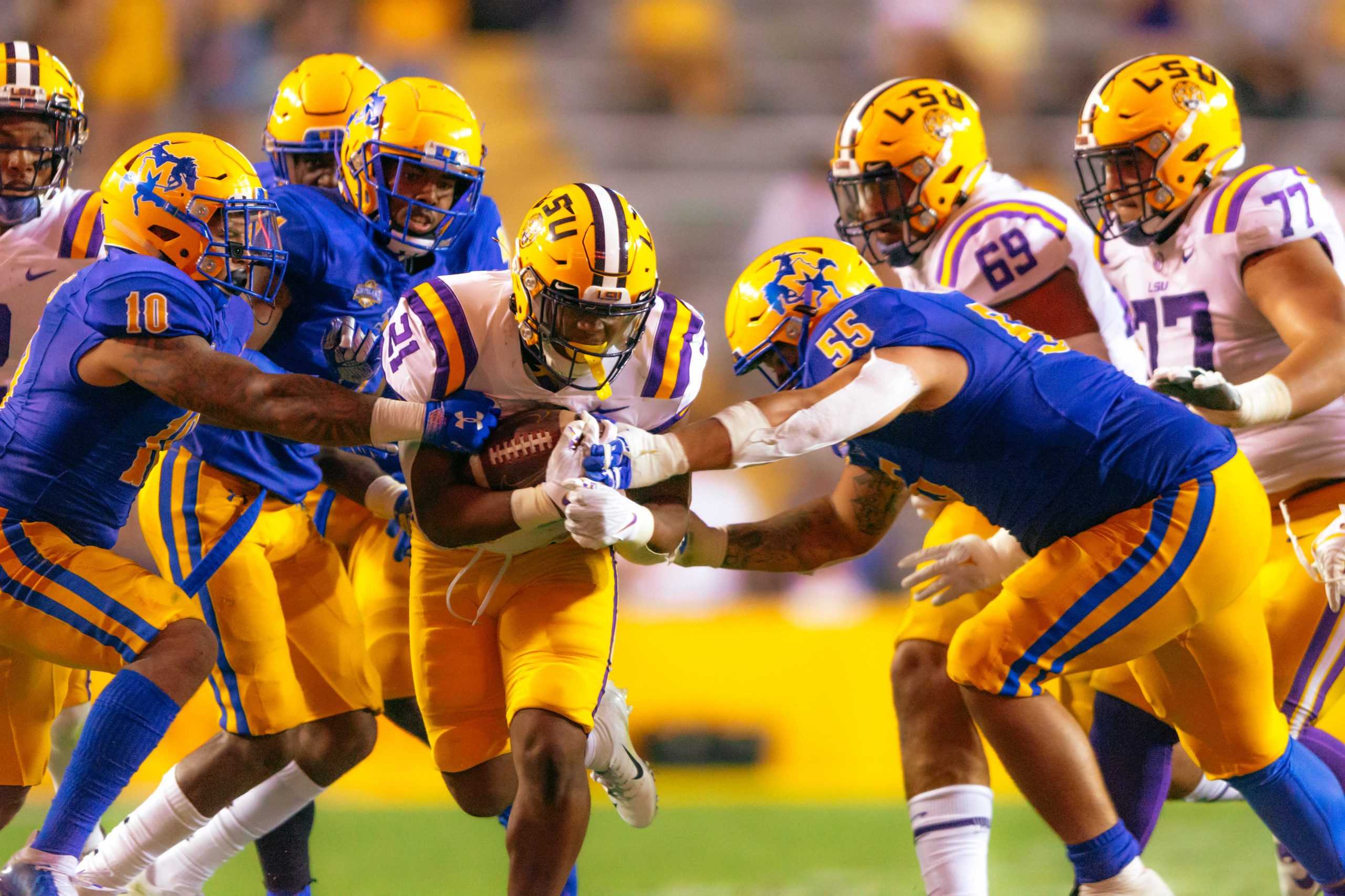 PHOTOS: LSU football defeats McNeese 34-7 in first home game of the season