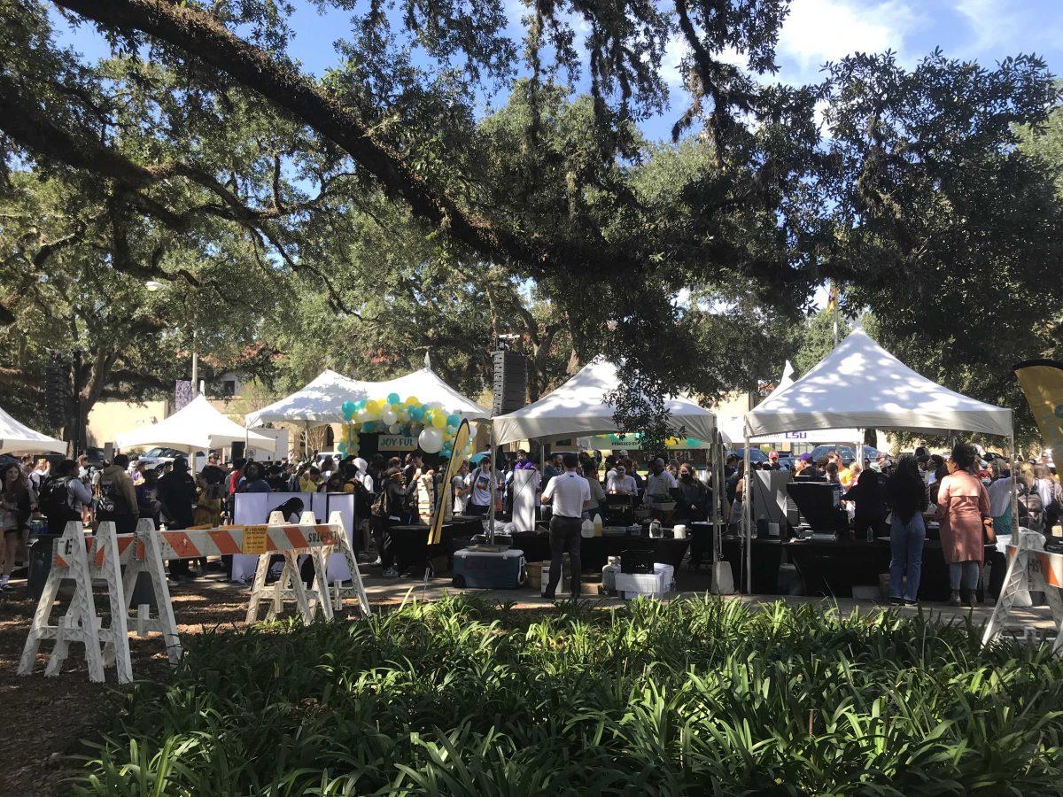 LSU Students gather at the country's largest college street food festival on Friday, Sept. 24, 2021.