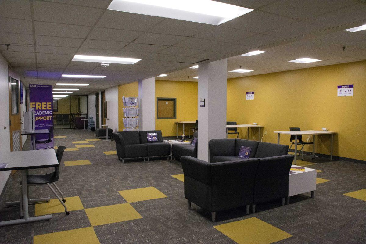 LSU Center for Academic Success sits Friday, Oct. 1, 2021, in B31 Coates Hall at LSU.