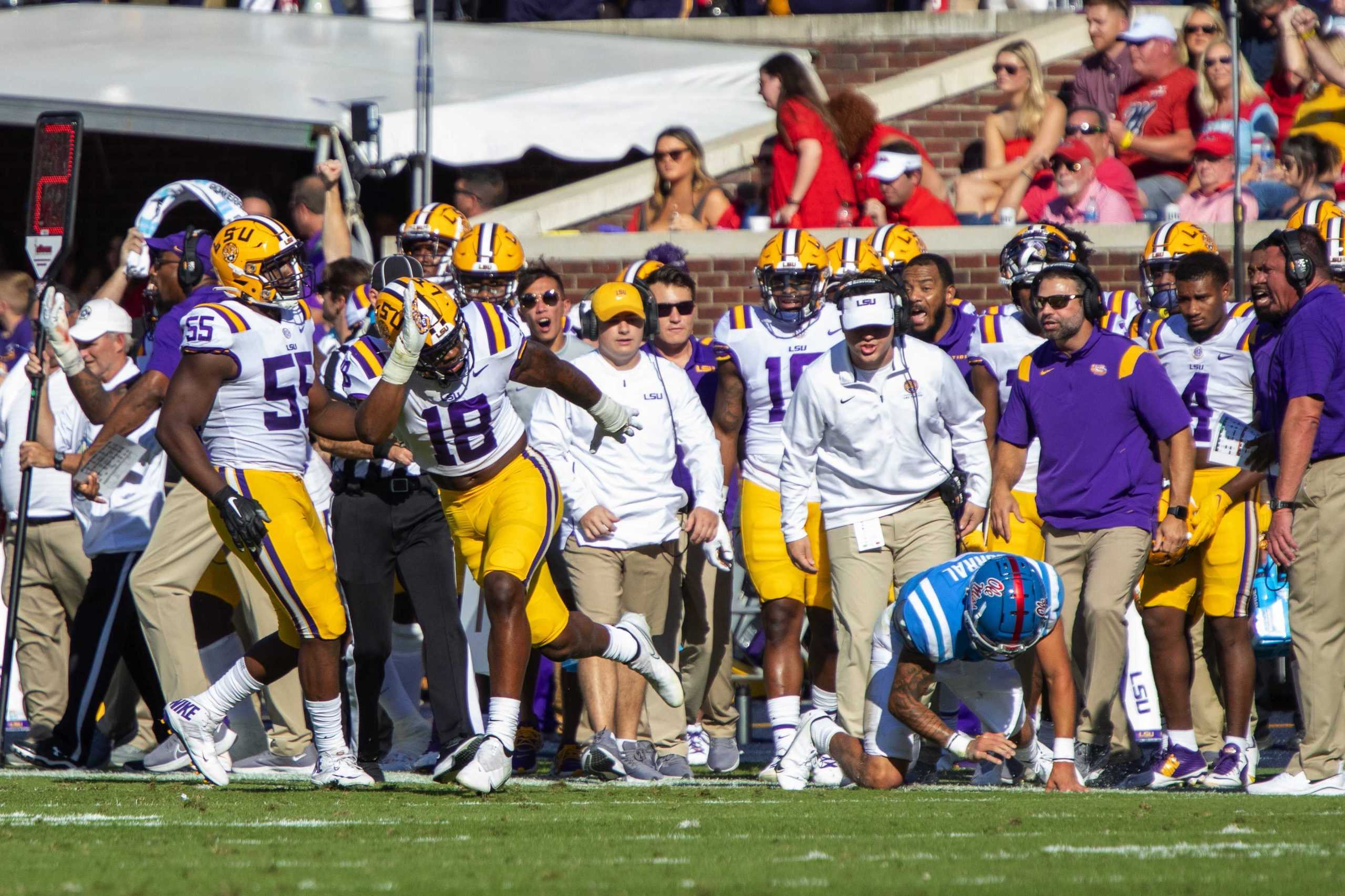 PHOTOS: LSU football falls to Ole Miss 31-17 in Oxford