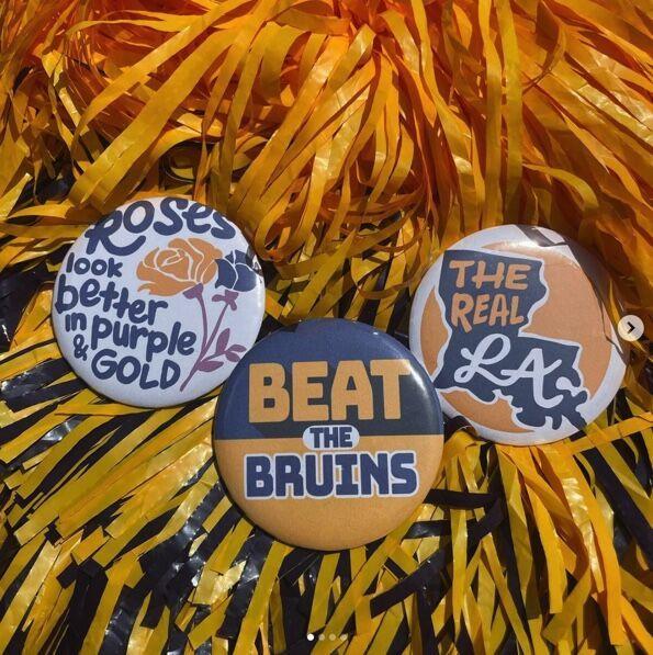 Local business Stripe Hype offers a more expressive selection of gameday buttons for LSU fans